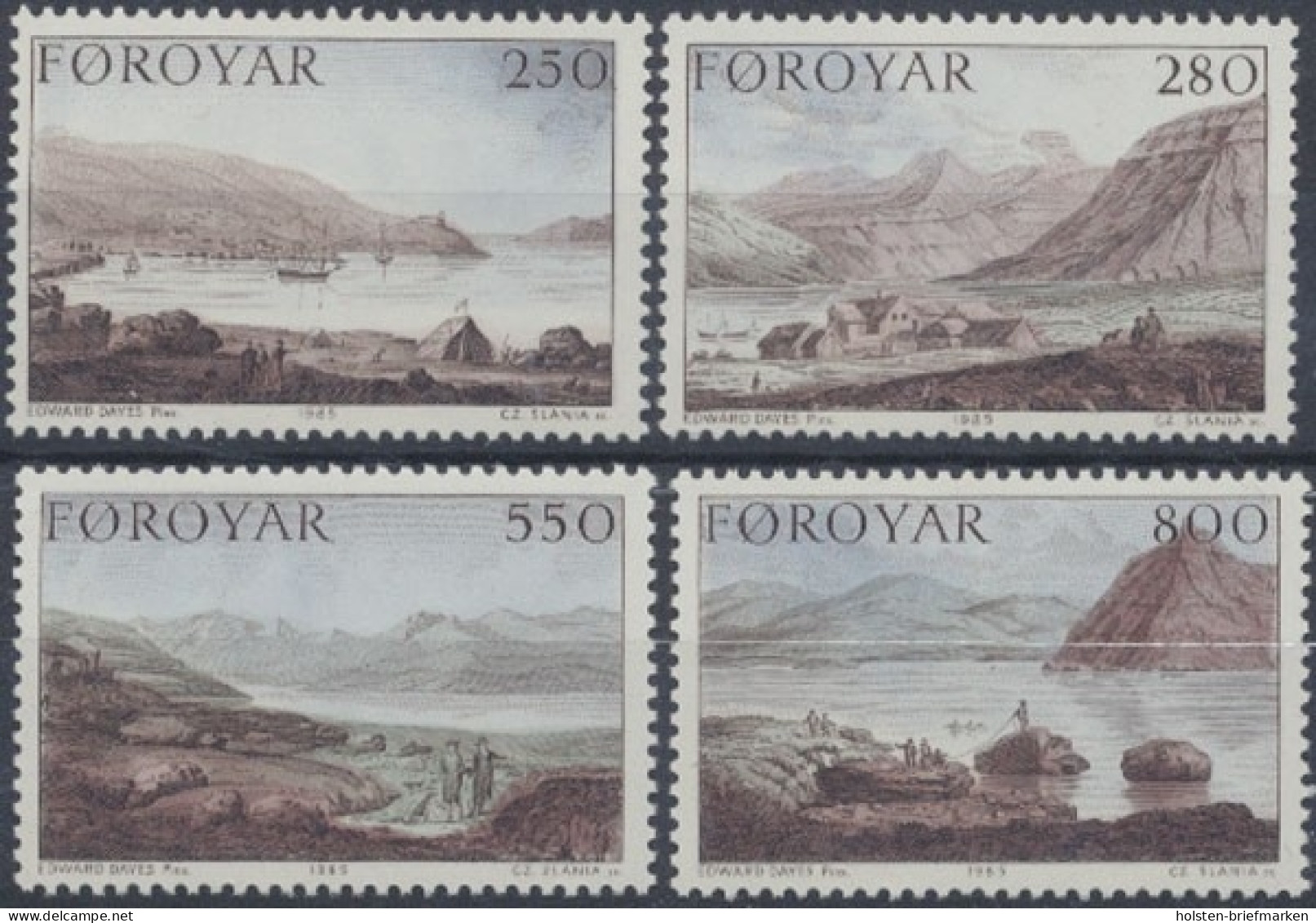 Färöer, MiNr. 112-115, Postfrisch - Faroe Islands