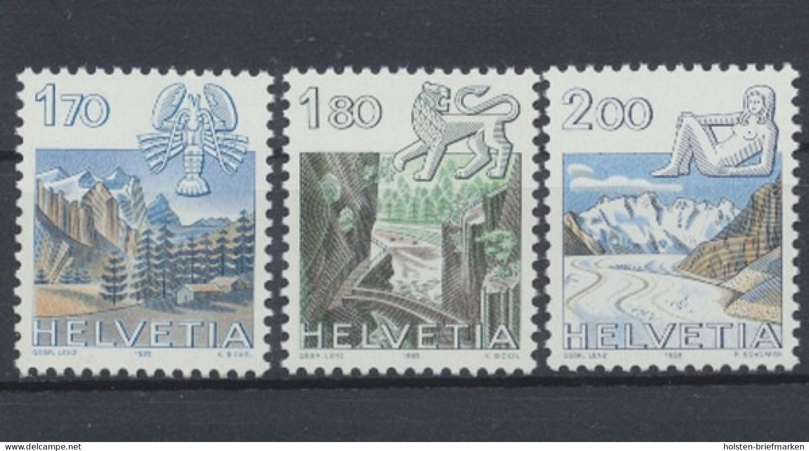 Schweiz, MiNr. 1242-1244, Postfrisch - Unused Stamps