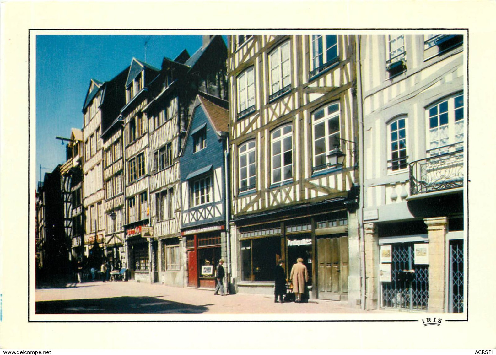 ROUEN Place De L Aitre Saint Maclou 17(scan Recto-verso) MC2491 - Rouen