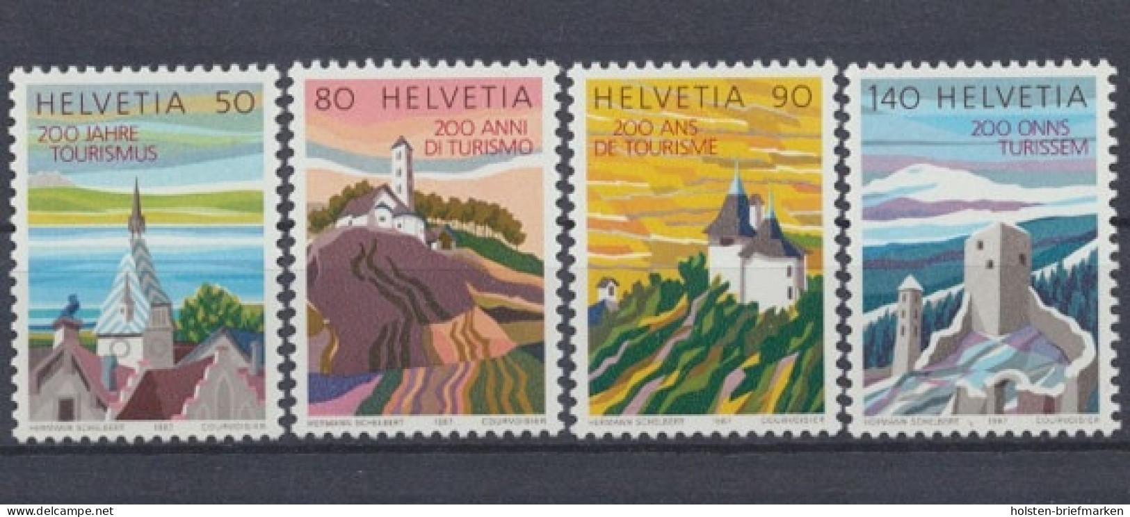 Schweiz, MiNr. 1354-1357, Postfrisch - Neufs