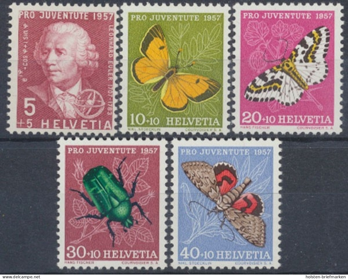 Schweiz, MiNr. 648-652, Postfrisch - Nuevos