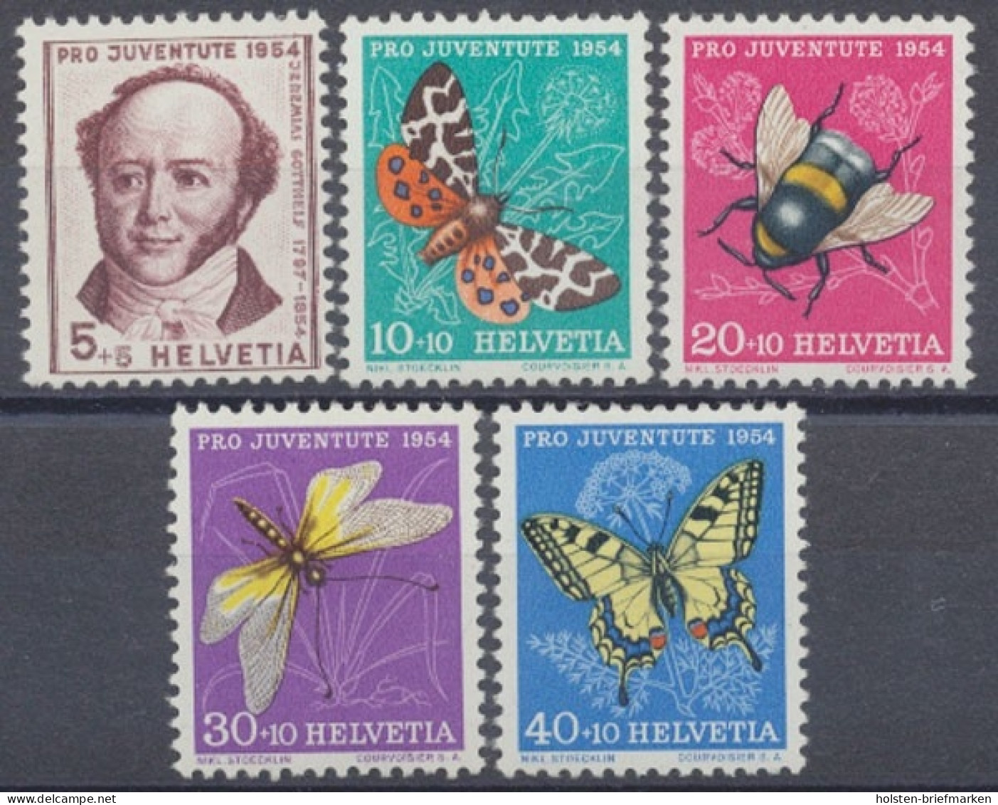 Schweiz, MiNr. 602-606, Postfrisch - Nuevos