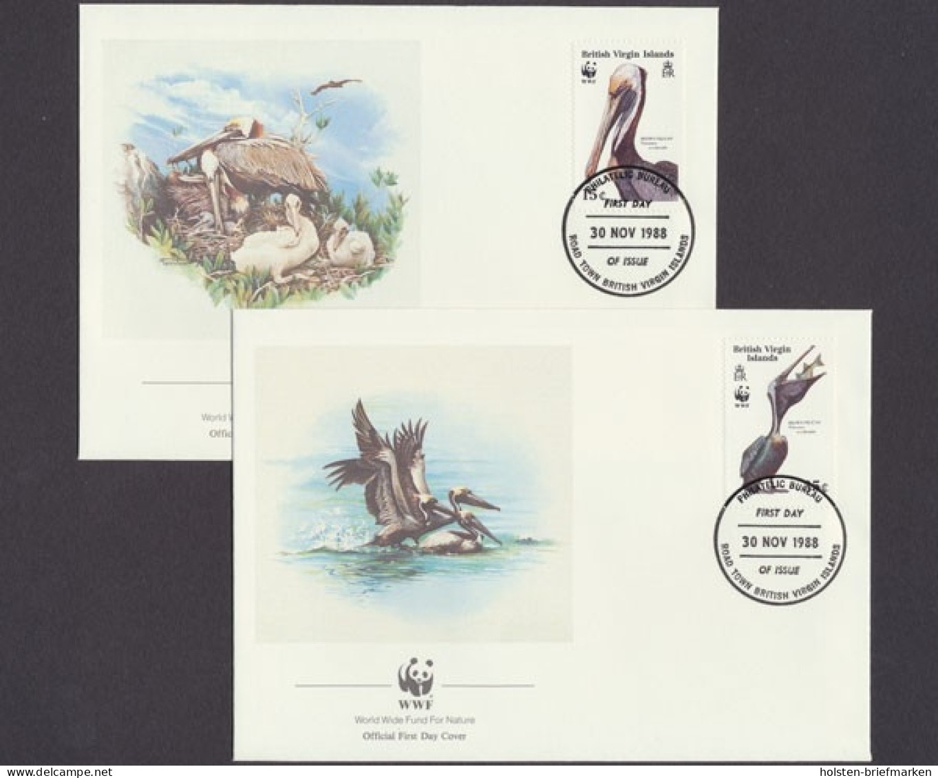 Jungferninseln, MiNr. 637-640, FDC - America (Other)