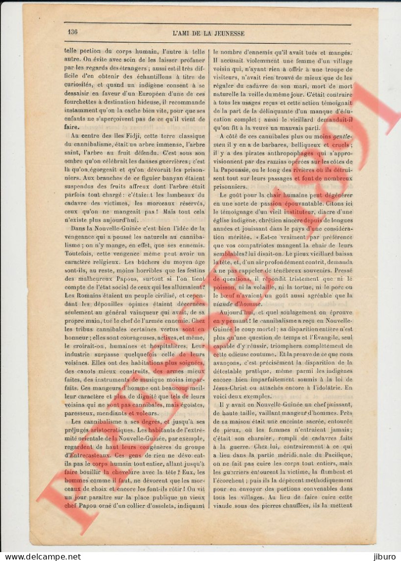 7 Vues 1891 Mac Farlane Cannibalisme En Océanie Papous Papouasie Lifu + Epagneul Chien + Whymper (Charles) Oiseaux - Ohne Zuordnung