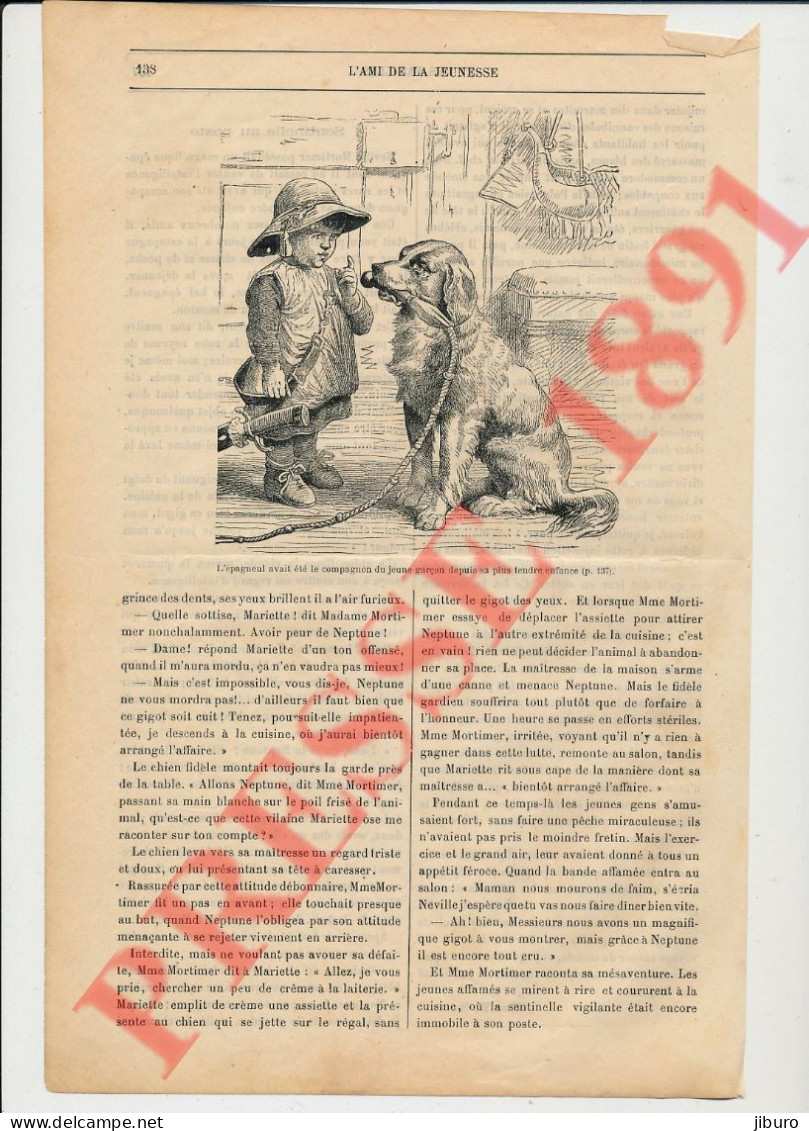 7 vues 1891 Mac Farlane Cannibalisme en Océanie Papous Papouasie Lifu + Epagneul Chien + Whymper (Charles) oiseaux