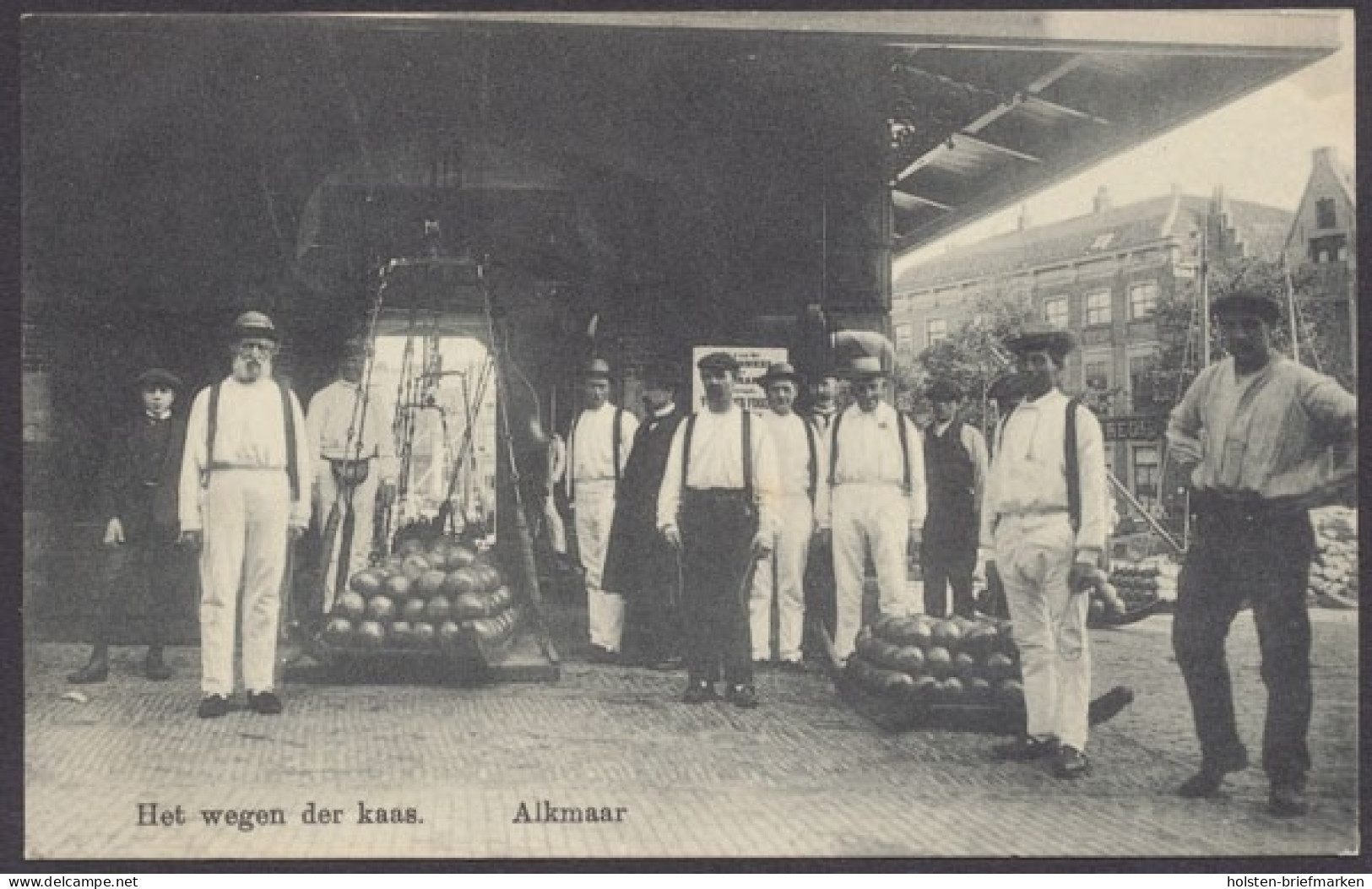 Alkmaar, Männer Beim Käsewiegen - Alkmaar