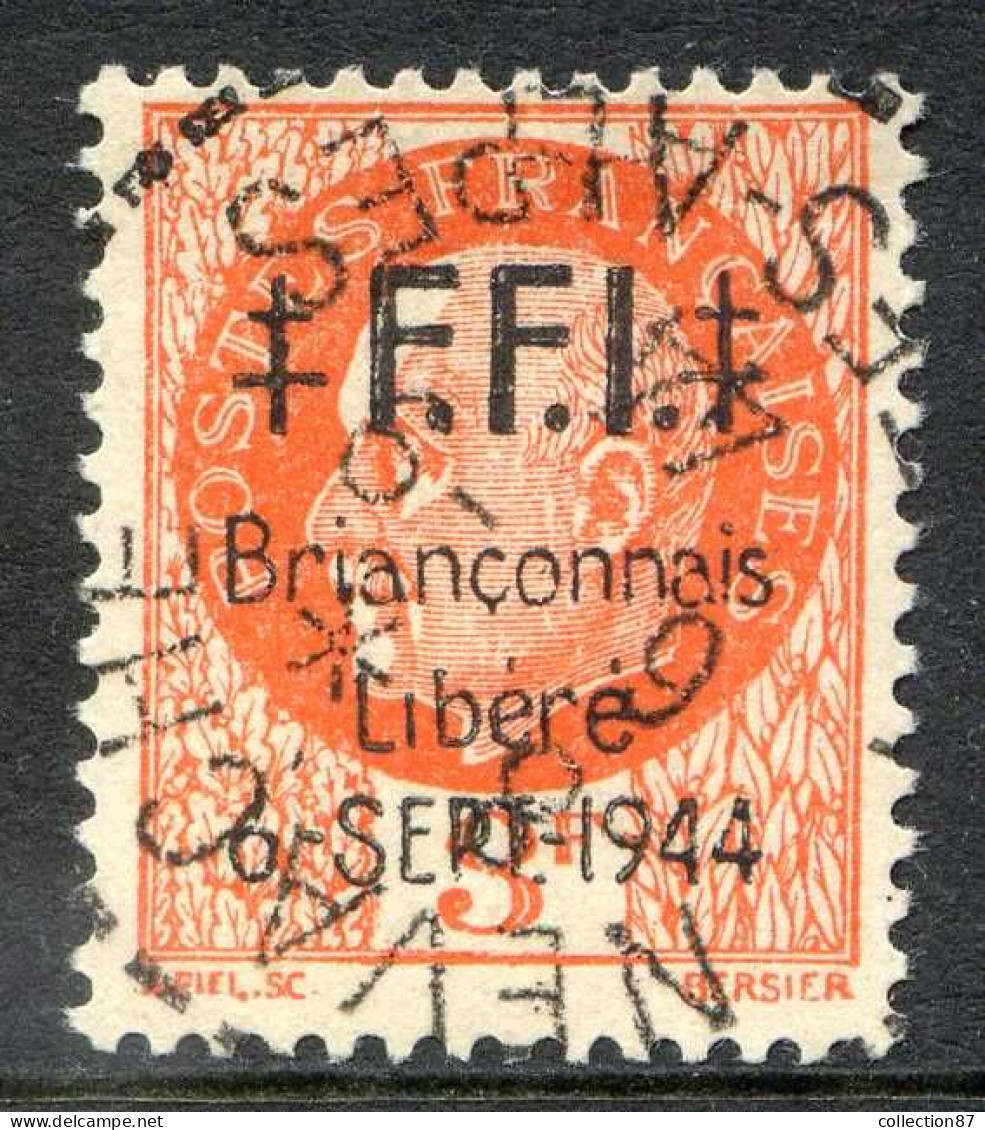 REF 086 > FRANCE LIBERATION BRIANCON < N° 3 < 3.00 Pétain Ø < Oblitéré Nevache Hautes Alpes > Cote 35 € - Liberation