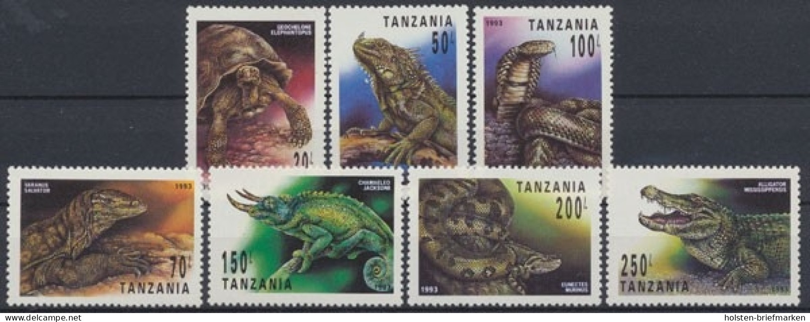 Tansania, MiNr. 1503-1509, Postfrisch - Tanzania (1964-...)