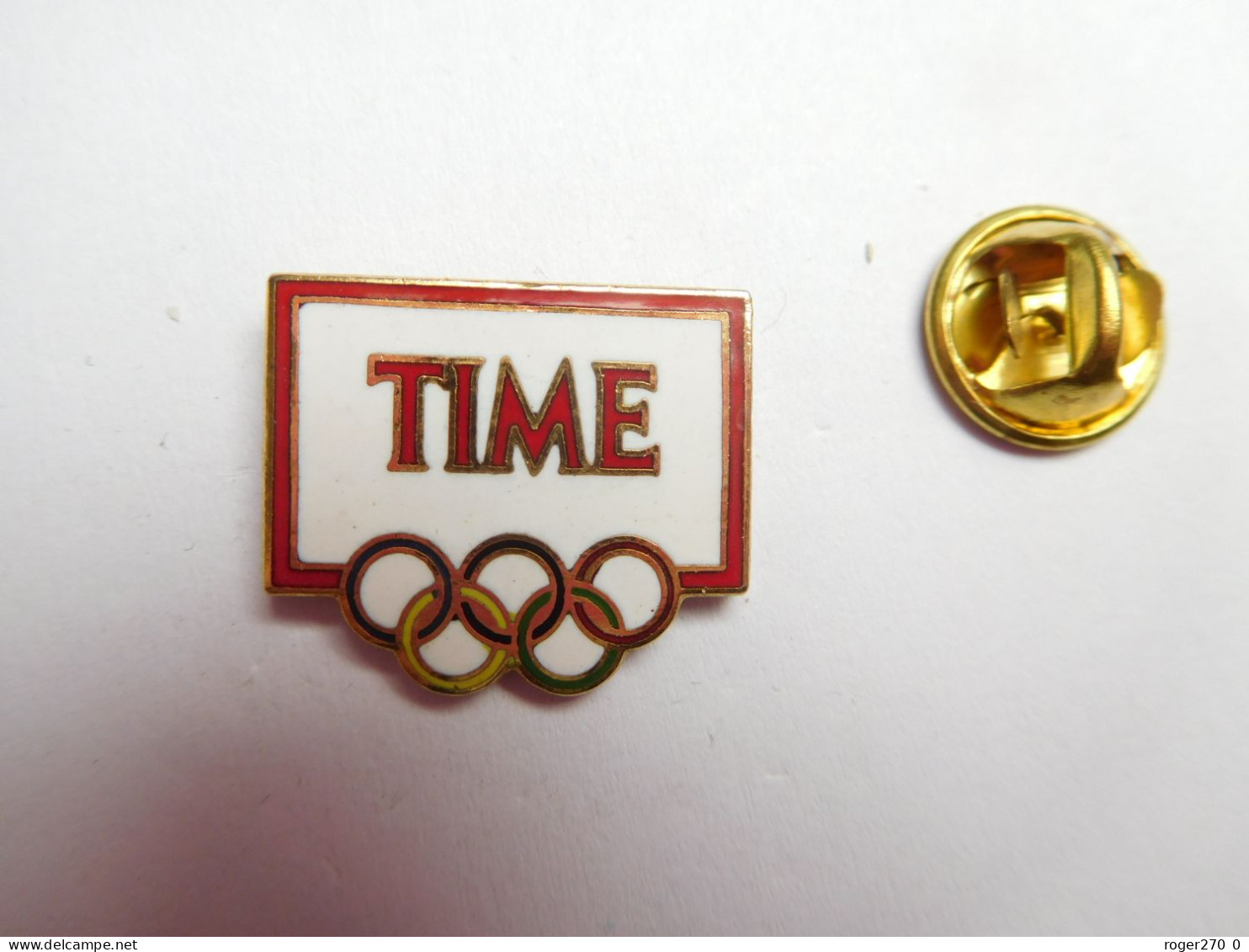 Beau Pin's En EGF , JO , Jeux Olympiques  , Média Journal , TIME , Signé USOC 86 - Médias