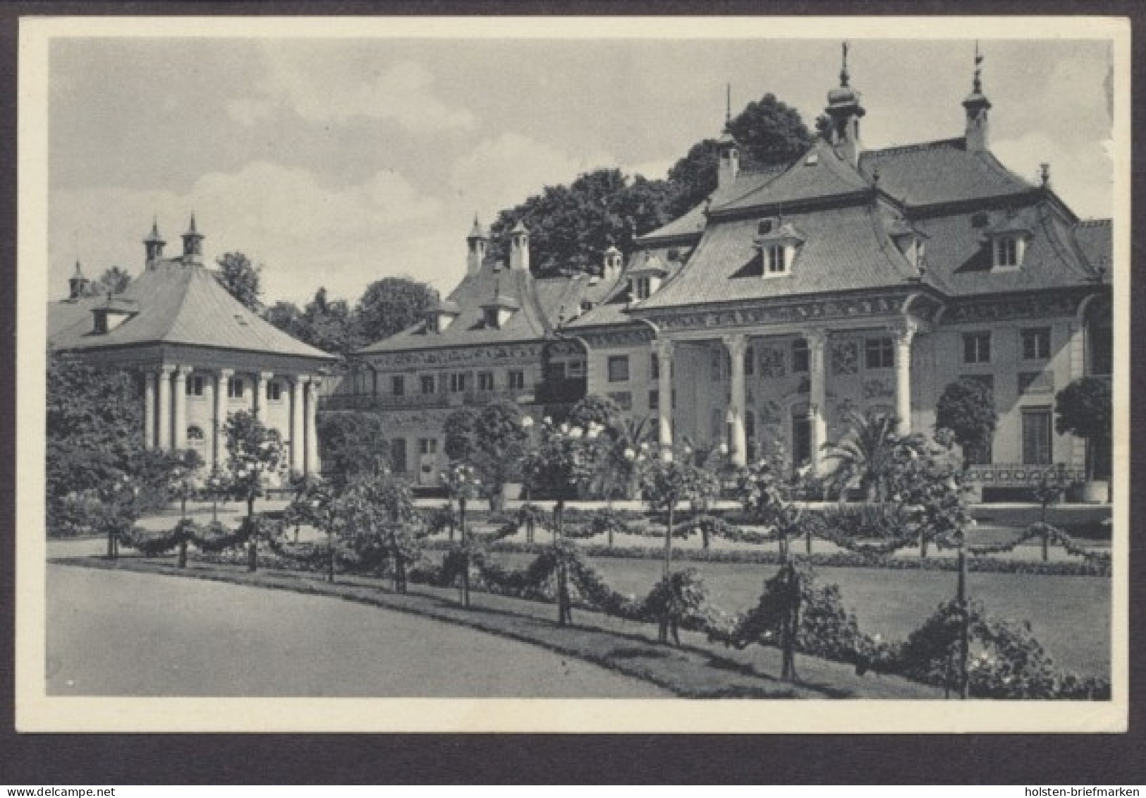 Pillnitz, Lustschloss, Rosenhof Am Bergpalais - Castelli