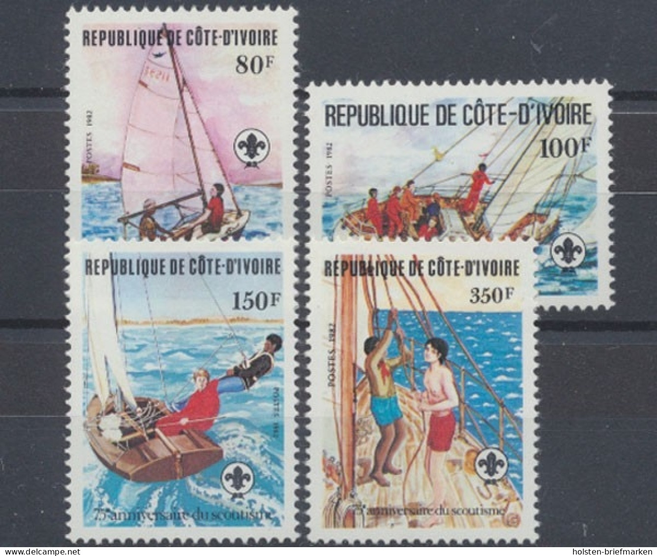 Elfenbeinküste, MiNr. 728-731, Postfrisch - Ivoorkust (1960-...)