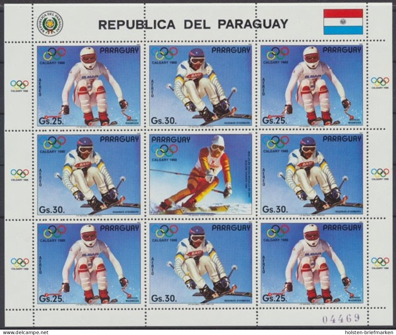 Paraguay, MiNr. 4114-4115 KB, Postfrisch - Paraguay