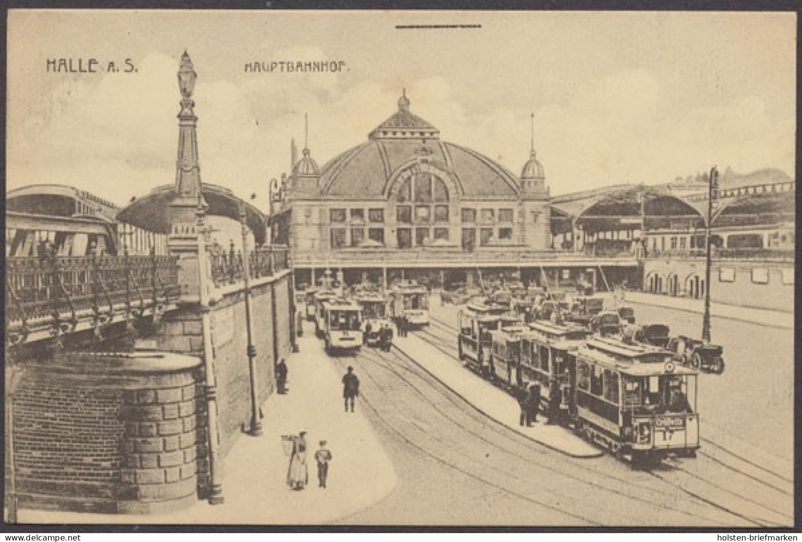 Halle, Hauptbahnhof, Straßenbahn - Tram