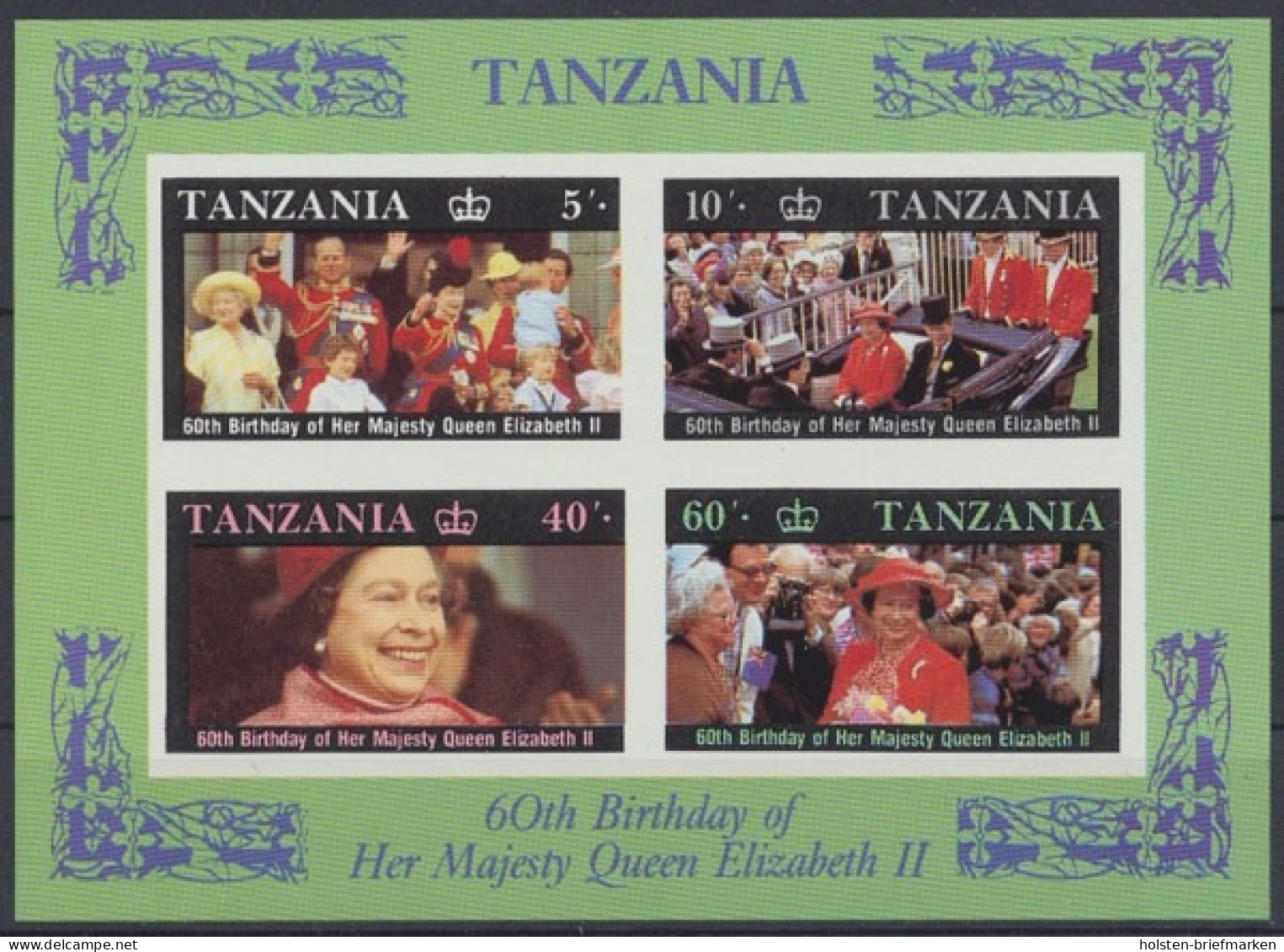 Tansania, Michel Nr. Block 64 Ungezähnt, Postfrisch - Tanzanie (1964-...)