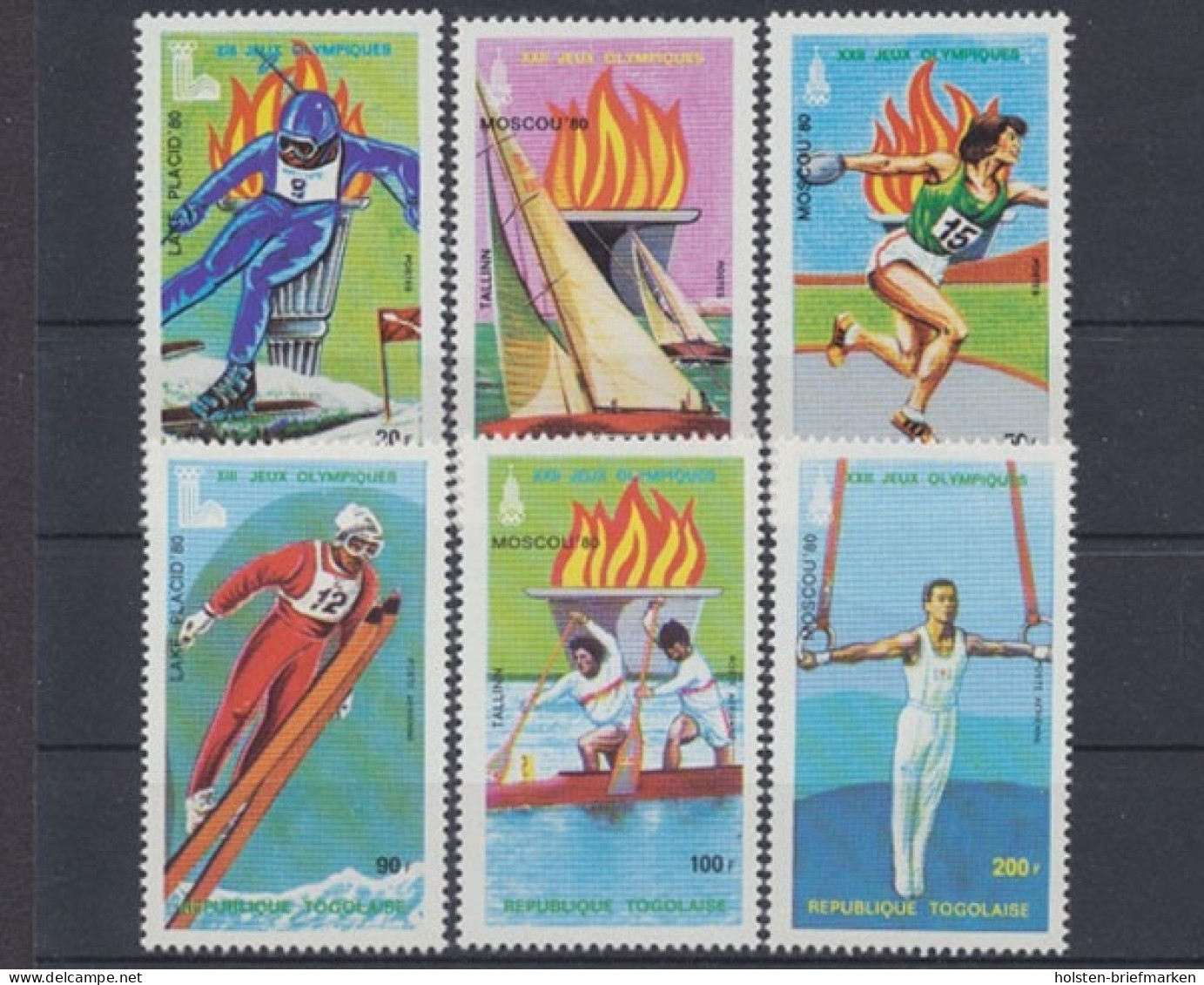 Togo, MiNr. 1380-1385, Postfrisch - Togo (1960-...)