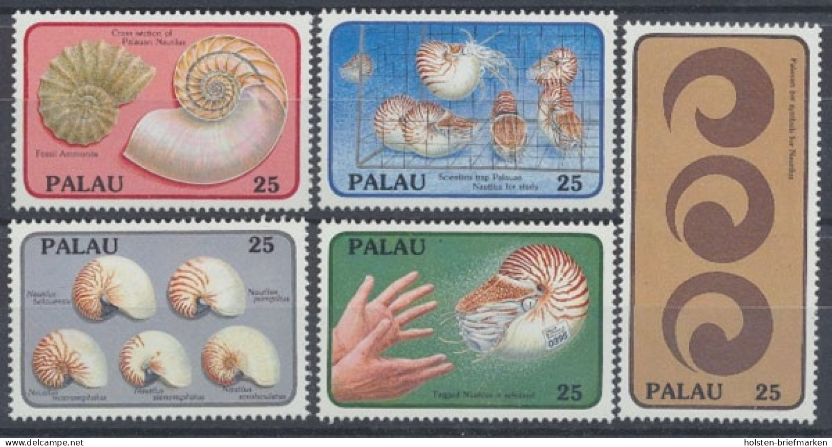 Palau, Michel Nr. 260-264, Postfrisch - Palau