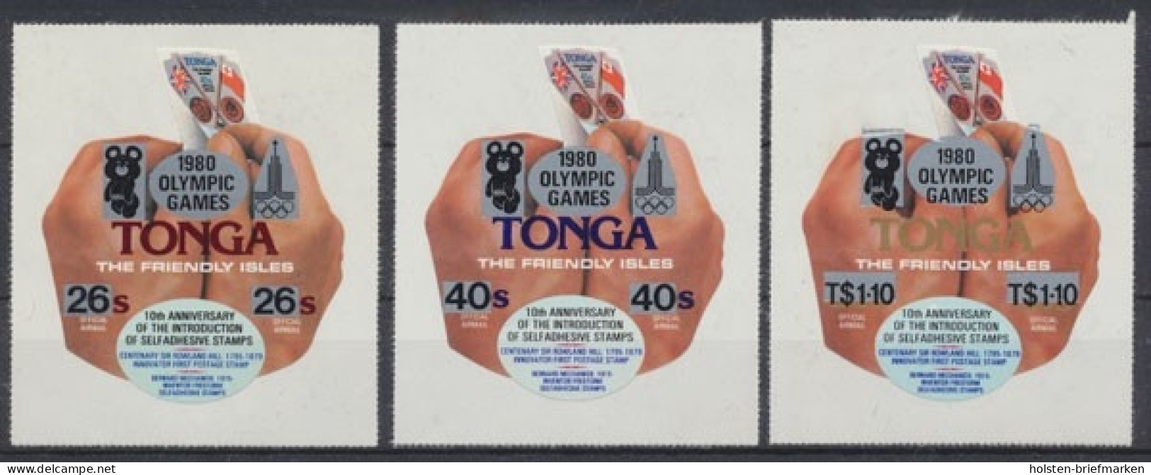 Tonga, Dienstmarken, MiNr. 212-214, Postfrisch - Tonga (1970-...)