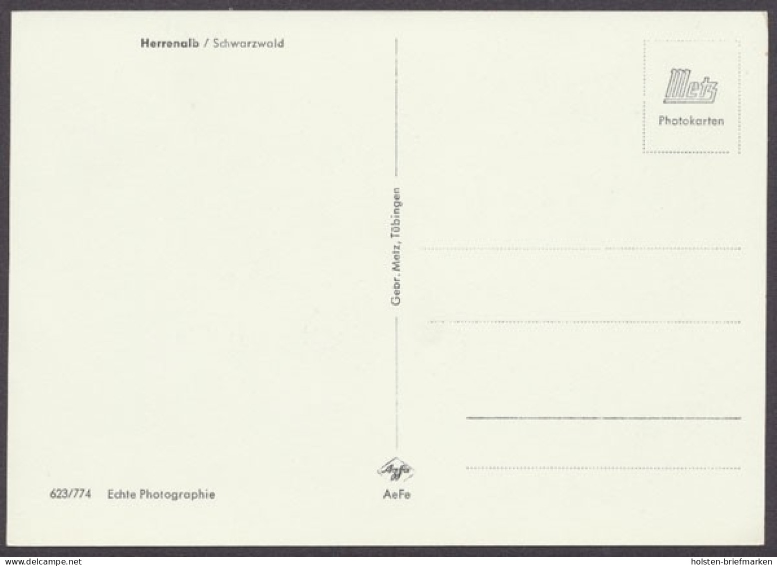 Herrenalb / Schwarzwald, Ortsansicht - Altri & Non Classificati