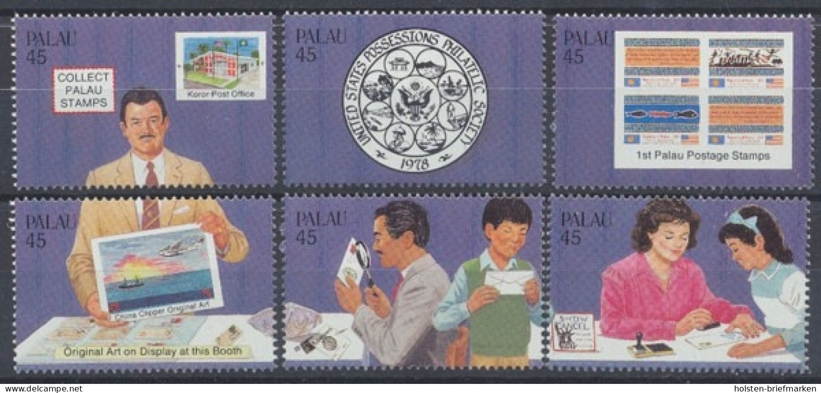 Palau, Michel Nr. 249-254, Postfrisch/MNH - Palau