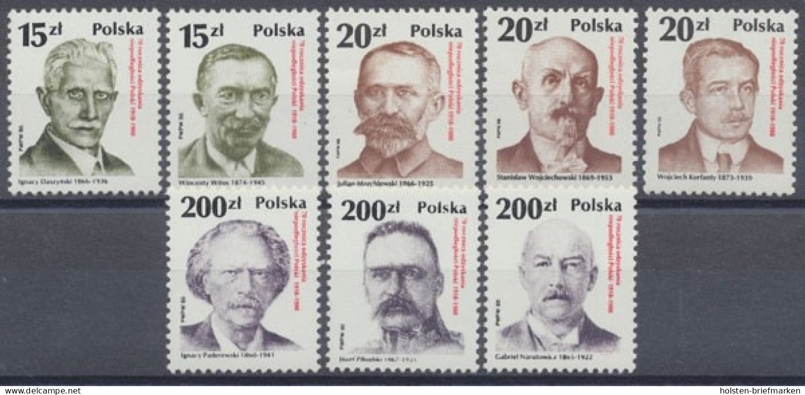 Polen, MiNr. 3169-3176, Postfrisch - Other & Unclassified