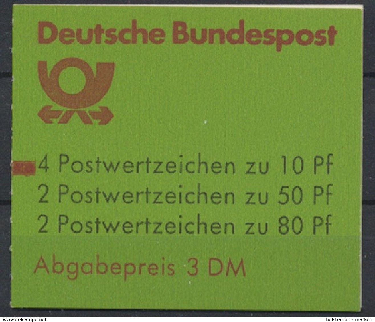 Deutschland (BRD), Michel Nr. MH 25 A MZ, Postfrisch - Autres & Non Classés