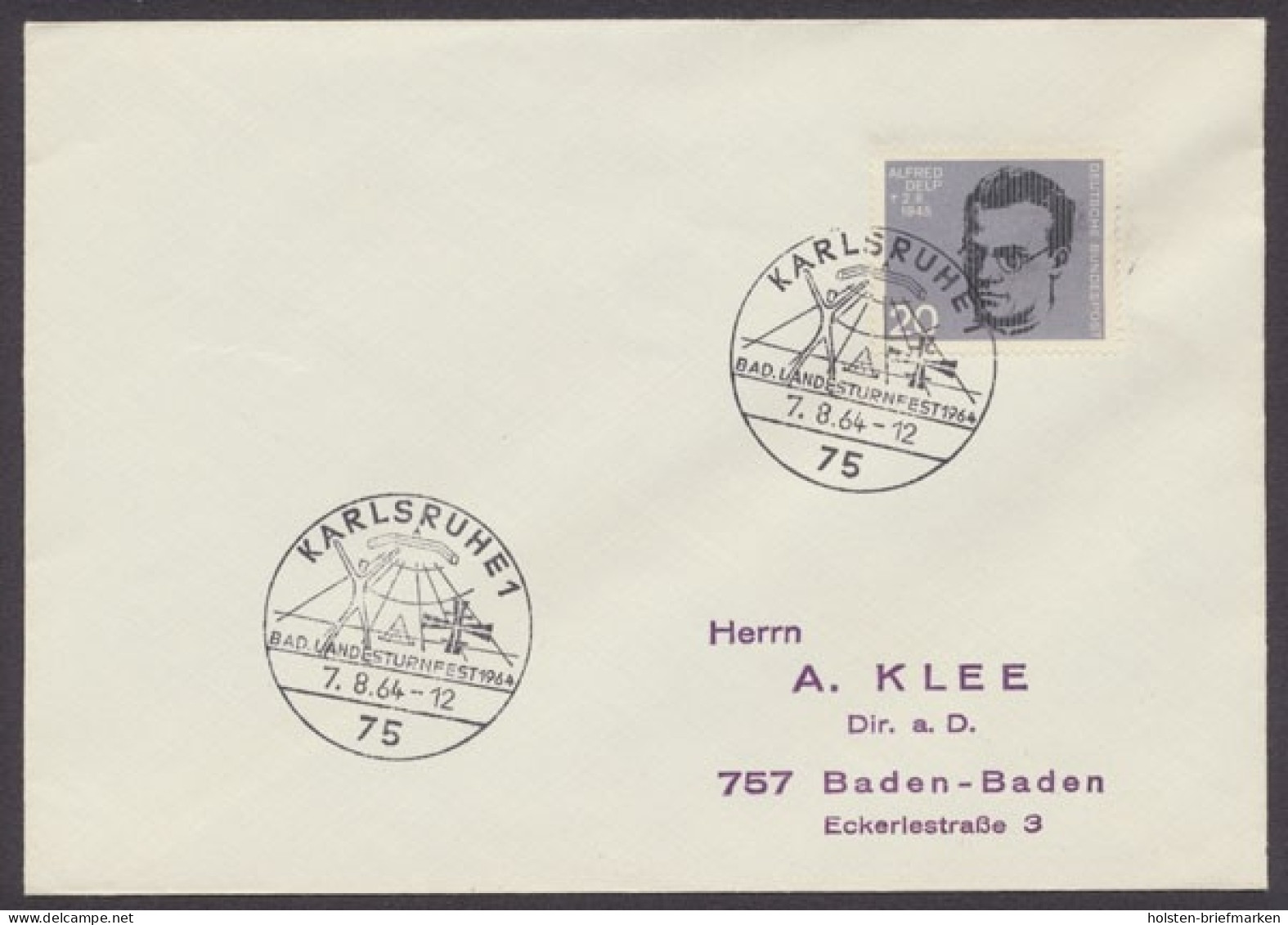 Deutschland (BRD), Michel Nr. 434, Brief - Lettres & Documents