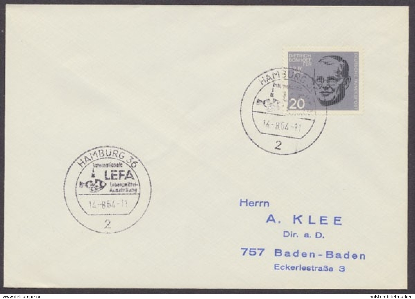 Deutschland (BRD), Michel Nr. 433, Brief - Lettres & Documents