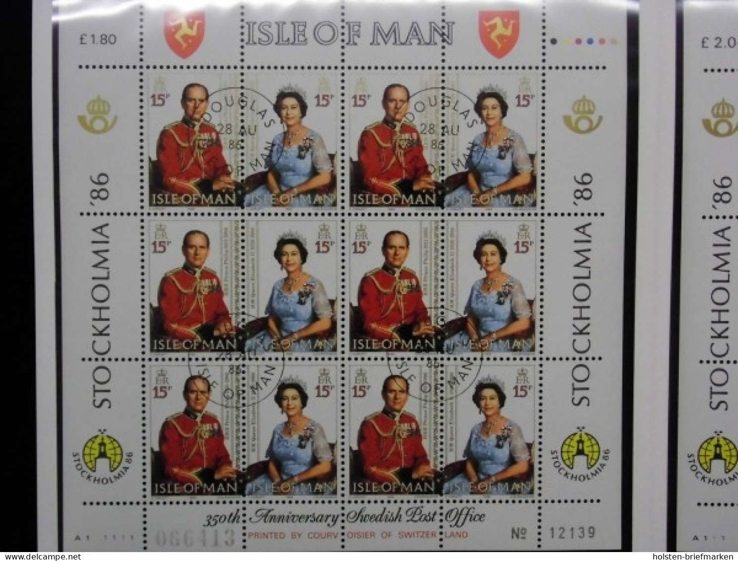 Insel Man, Michel Nr. 319-321 KB, Geschenkmappe - Isle Of Man