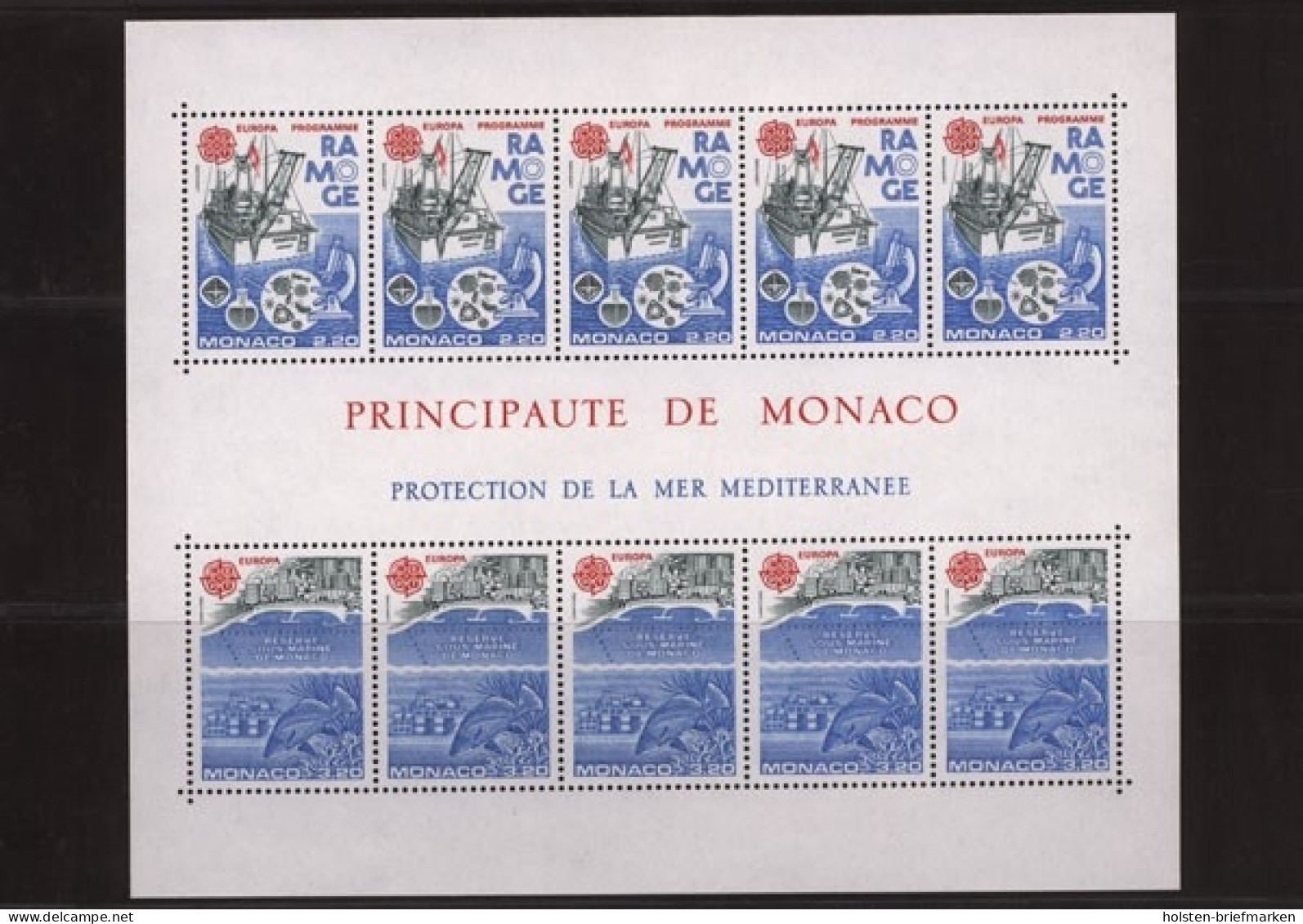 Monaco, MiNr. Block 32, Postfrisch - Other & Unclassified