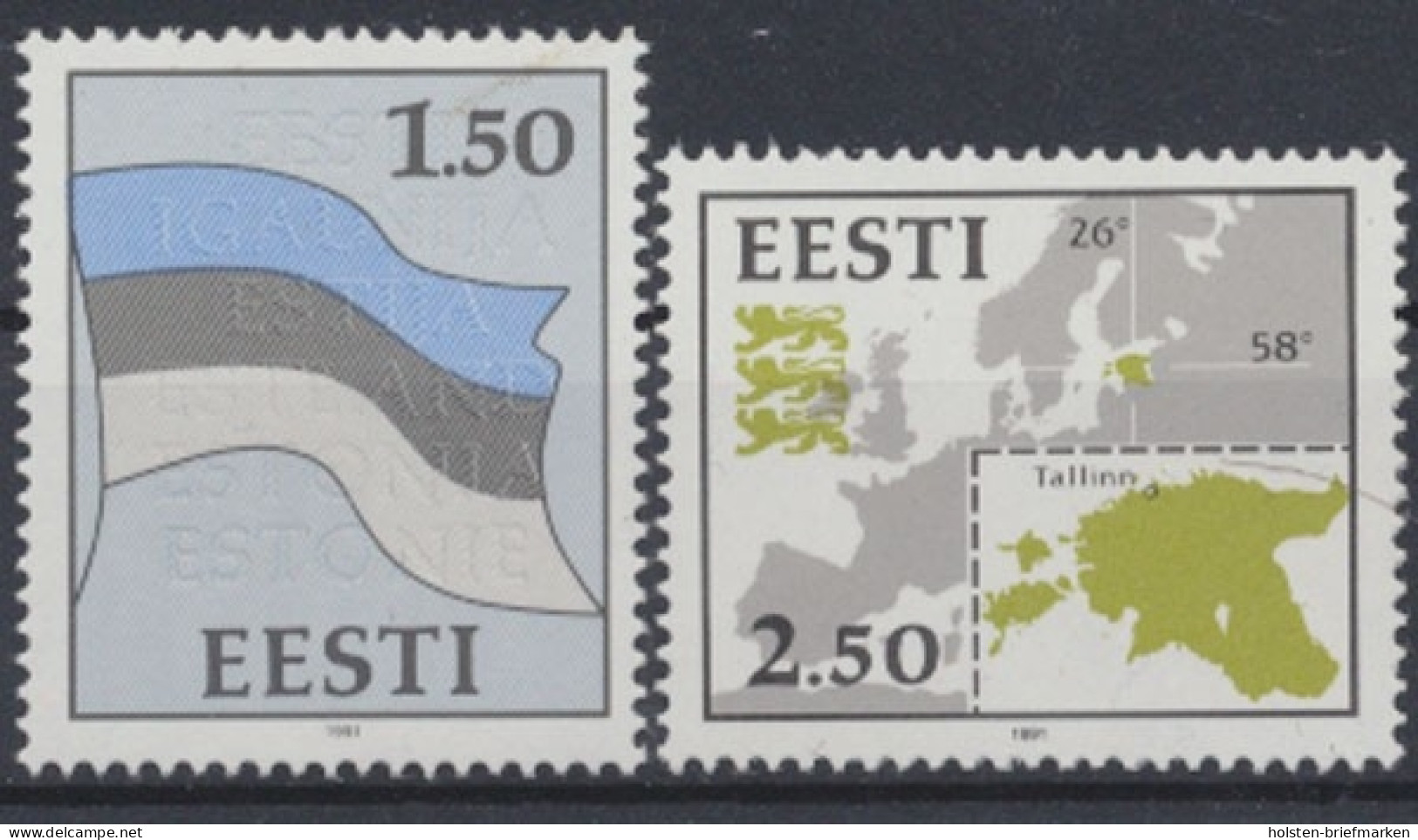 Estland, MiNr. 174-175, Postfrisch - Estland