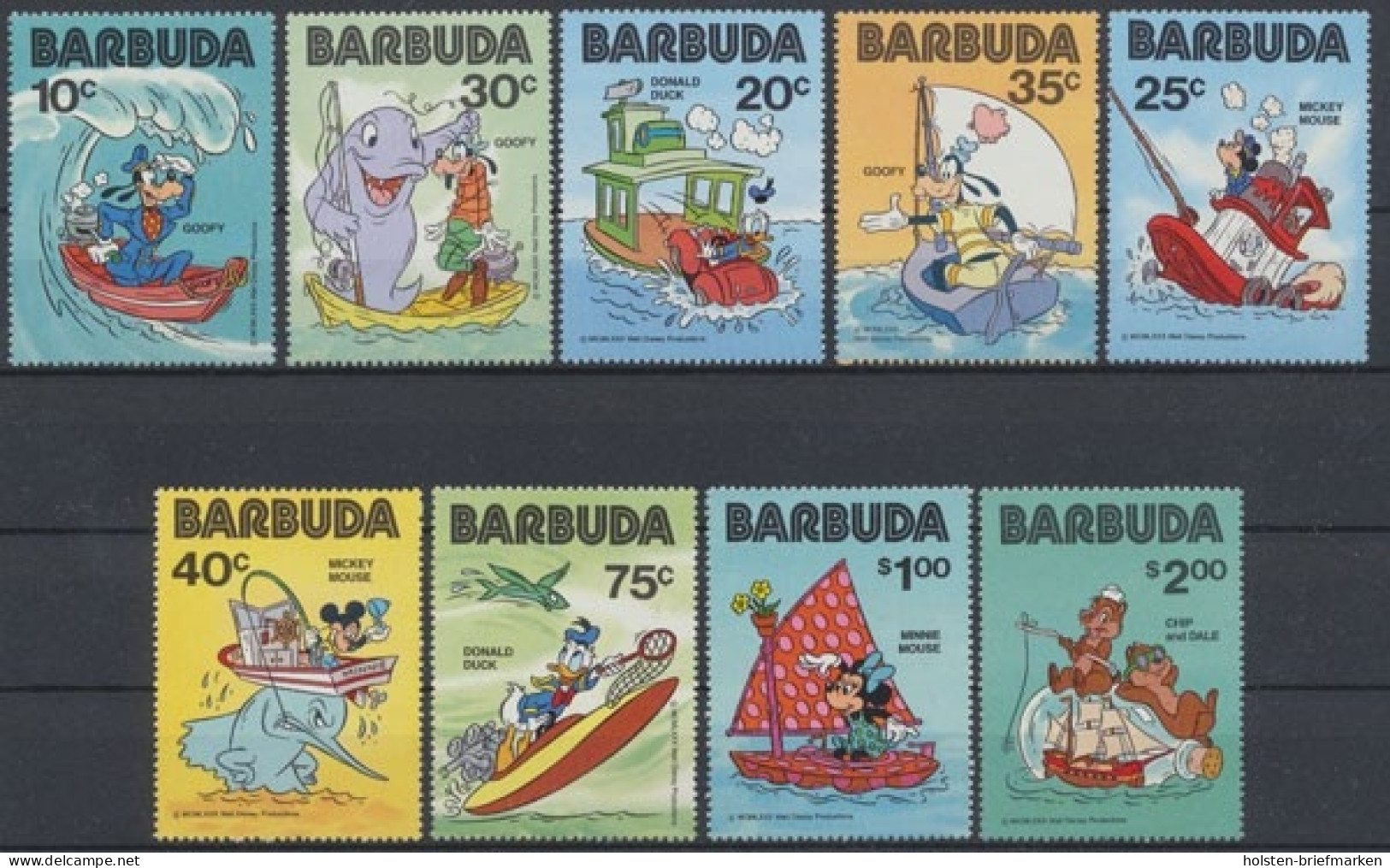 Barbuda, MiNr. 534-542, Postfrisch - Antigua And Barbuda (1981-...)