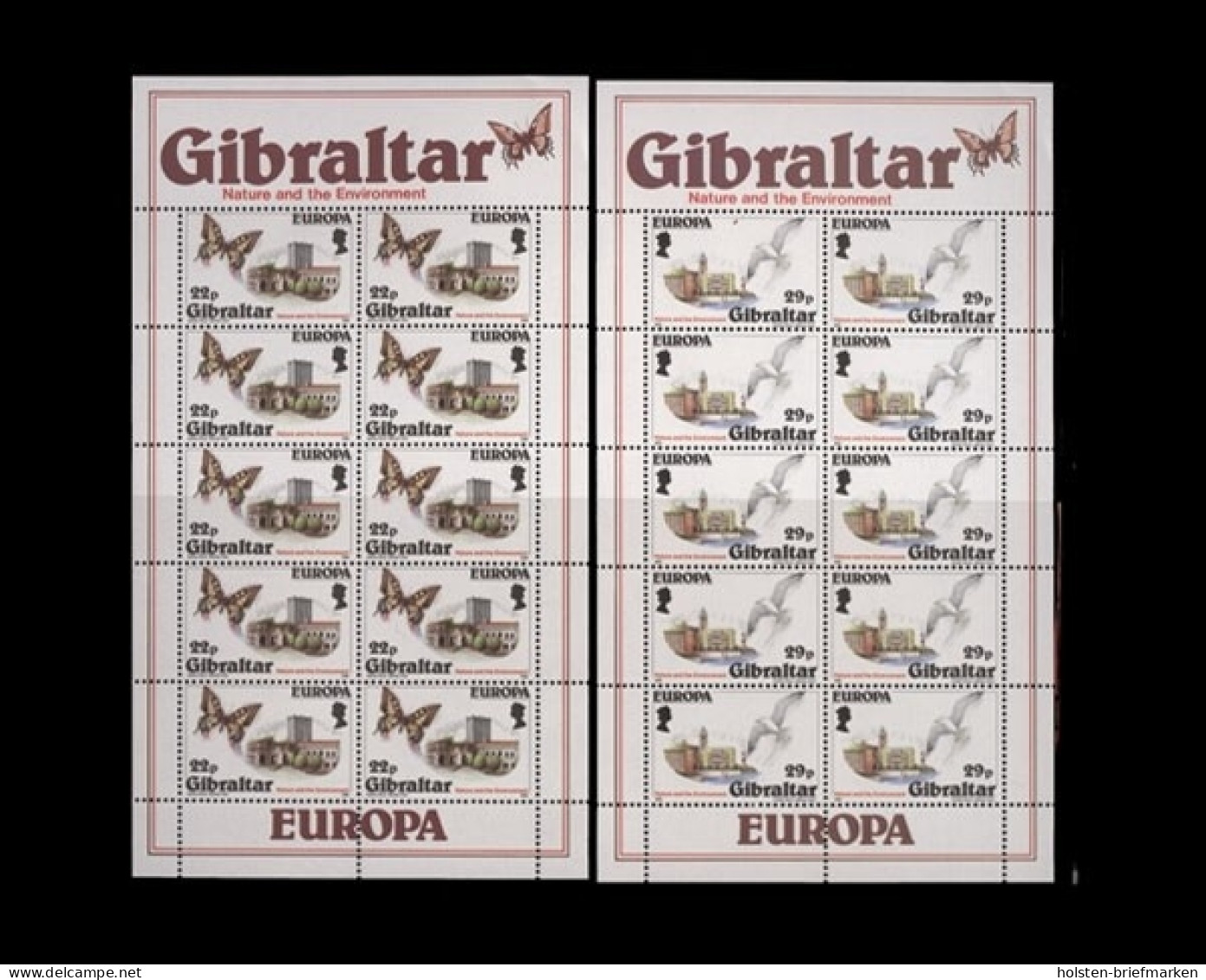 Gibraltar, Michel Nr. 503-504 KB, Postfrisch/MNH - Gibraltar