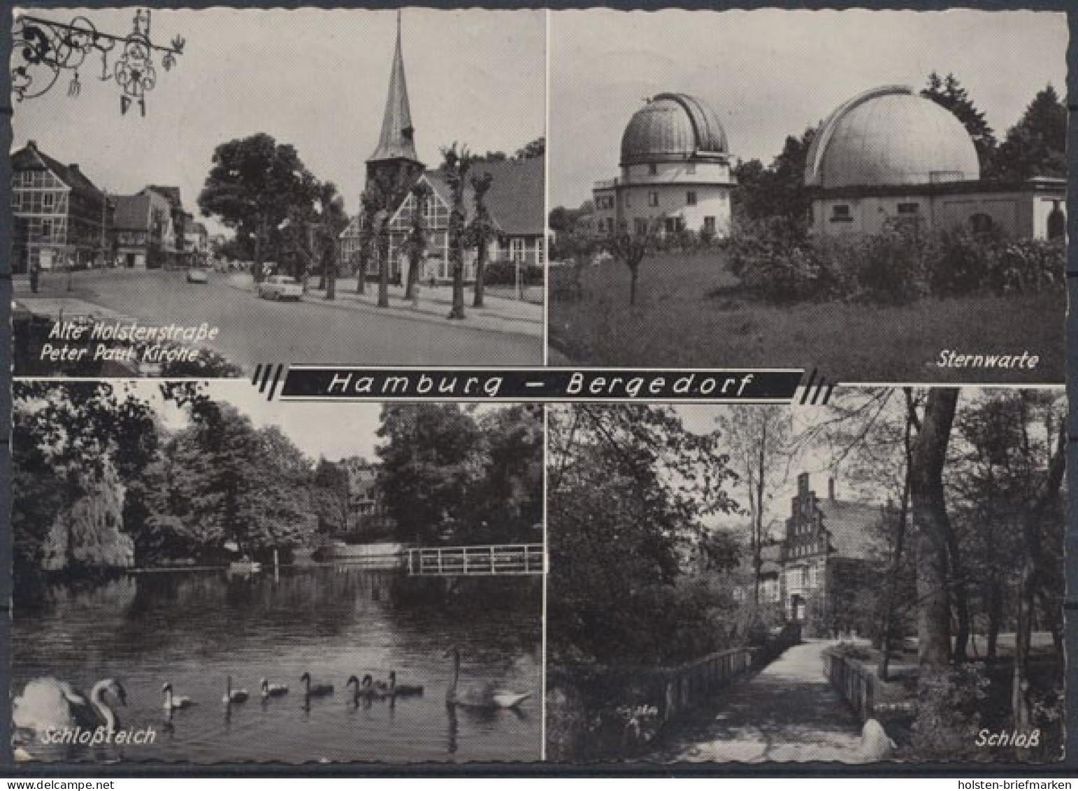 Hamburg - Bergedorf, Peter Paul Kirche, Sternwarte, Schloßteich, Schloß - Autres & Non Classés