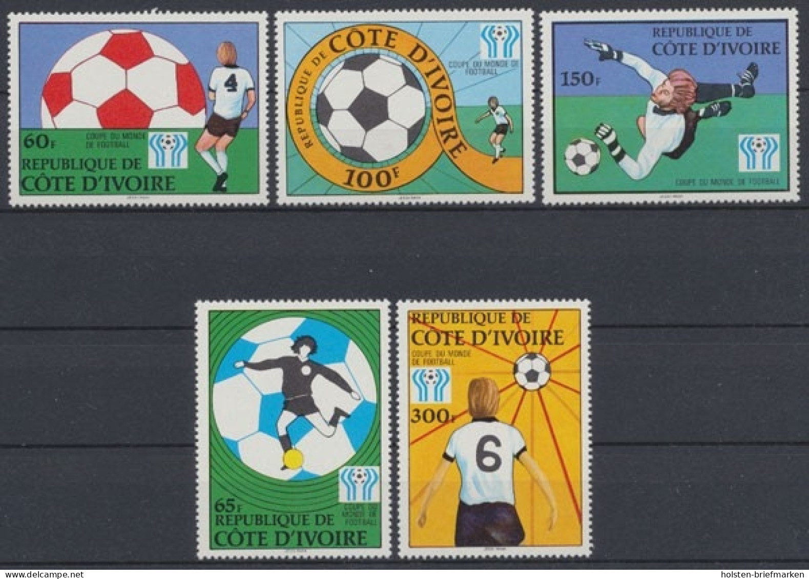 Elfenbeinküste, Michel Nr. 552-556, Postfrisch / MNH - Ivoorkust (1960-...)