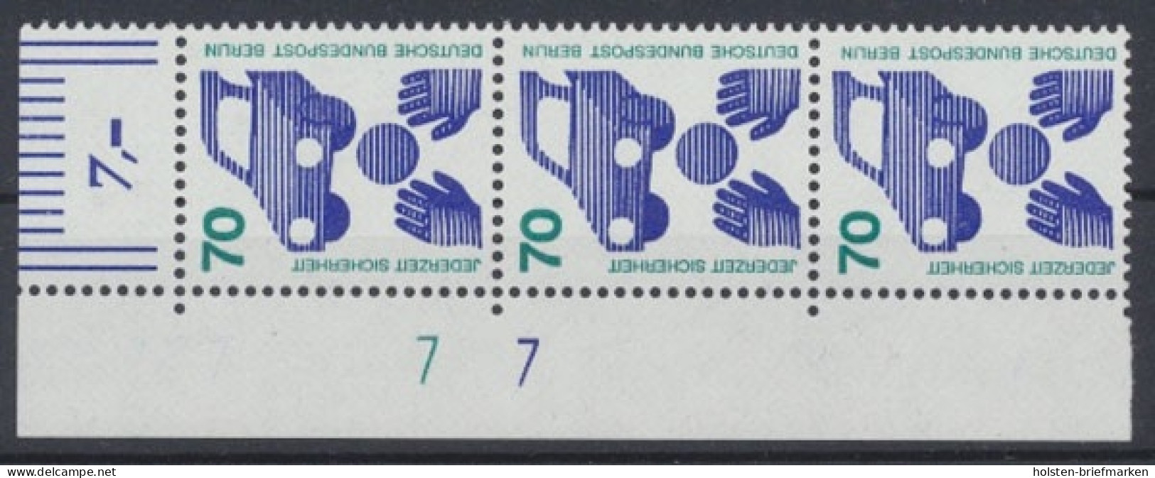 Berlin, Michel Nr. 453 DZ 7 / 7, Postfrisch - Unused Stamps