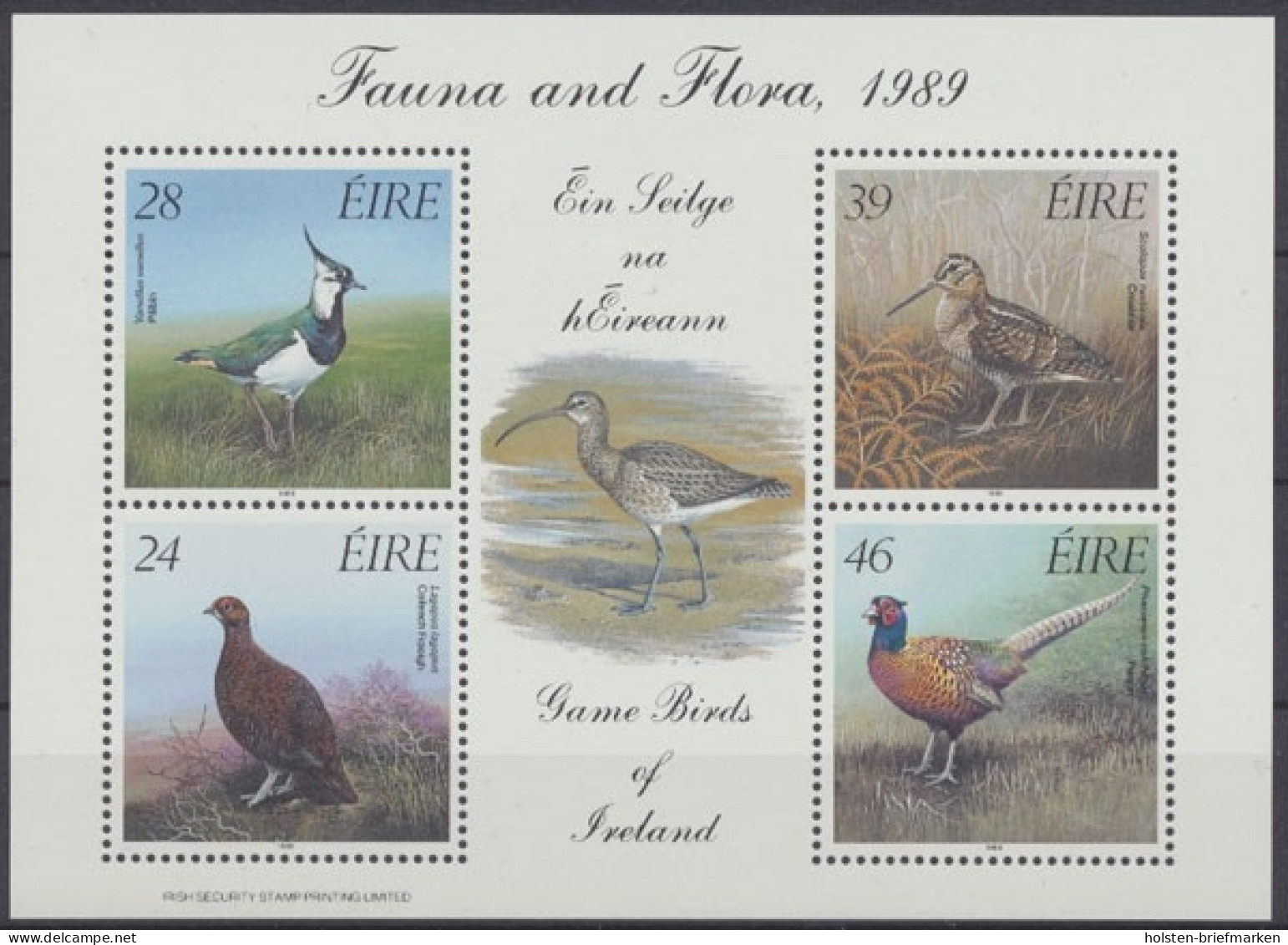 Irland, Vögel, MiNr. Block 7, Postfrisch - Other & Unclassified