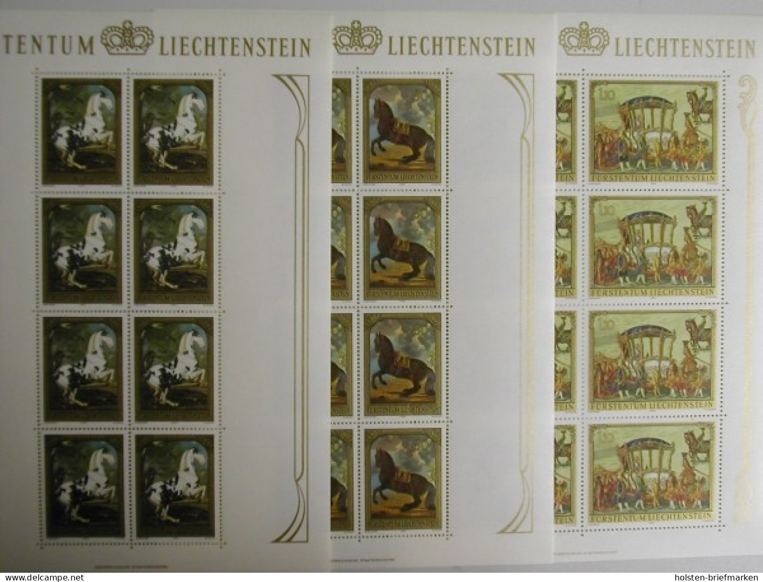 Liechtenstein, MiNr. 717-719 Kleinbögen, Postfrisch - Otros & Sin Clasificación