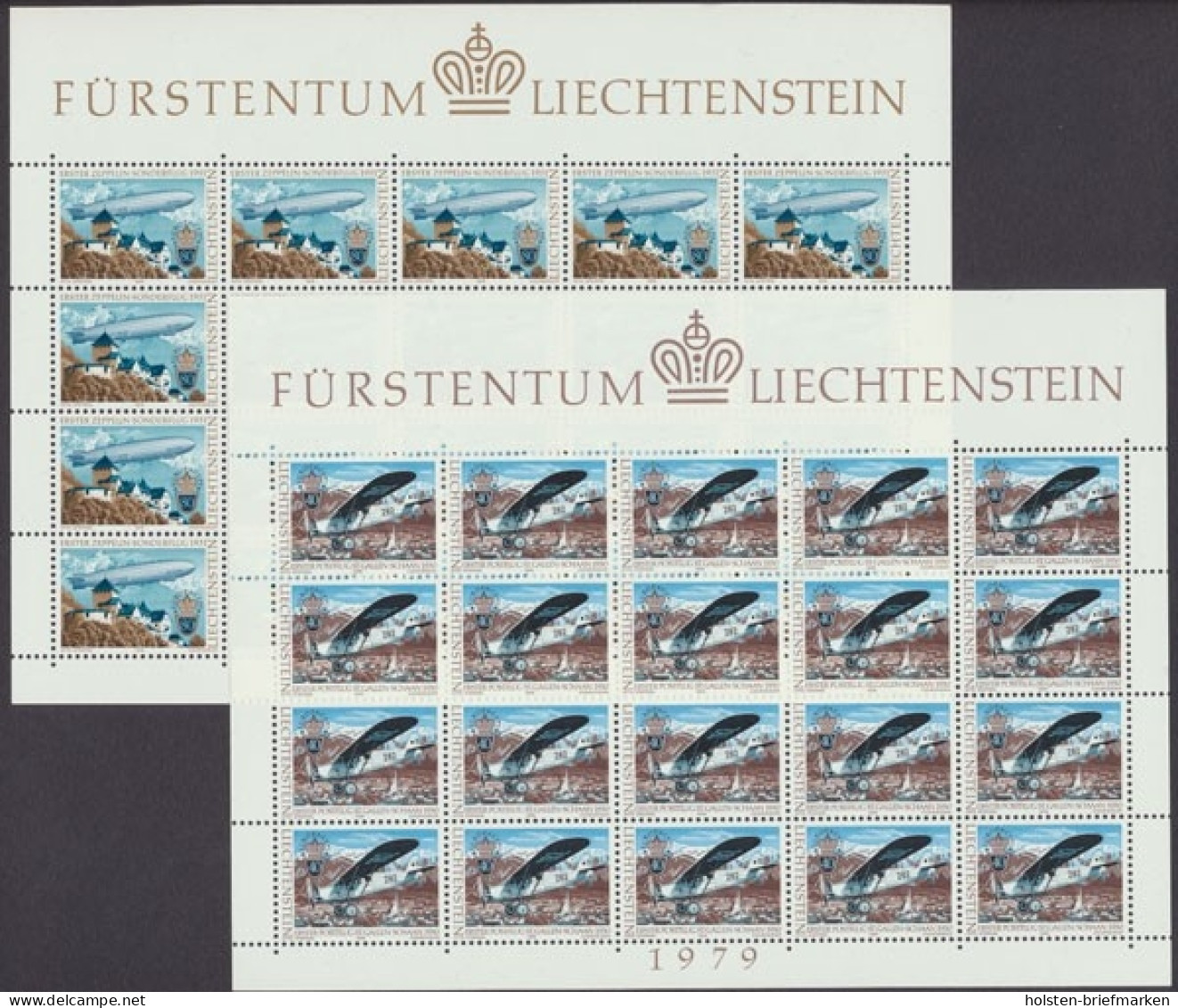 Liechtenstein, Michel Nr. 723-724 Bogen, Postfrisch/MNH - Altri & Non Classificati