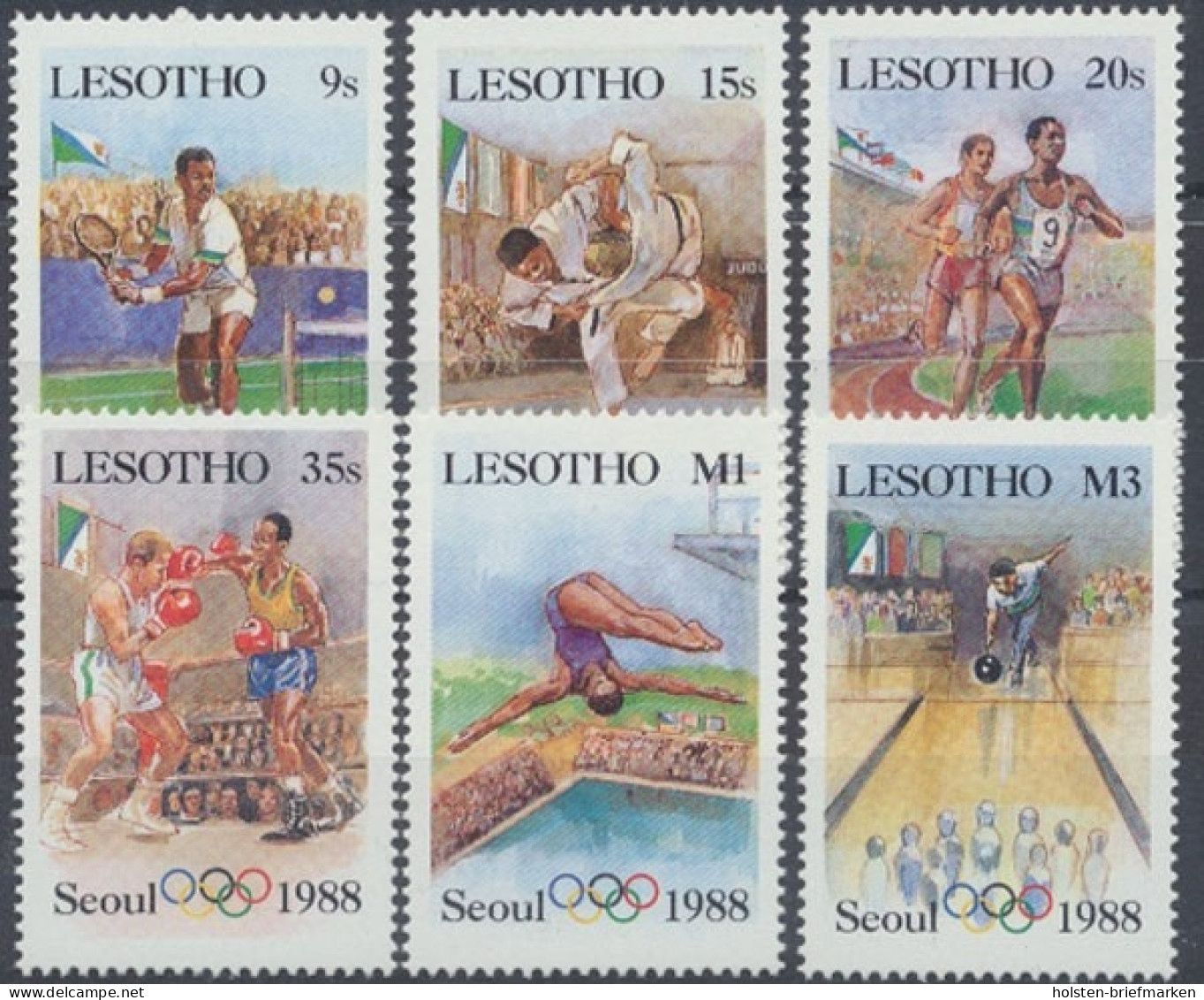 Lesotho, MiNr. 622-627, Postfrisch - Lesotho (1966-...)