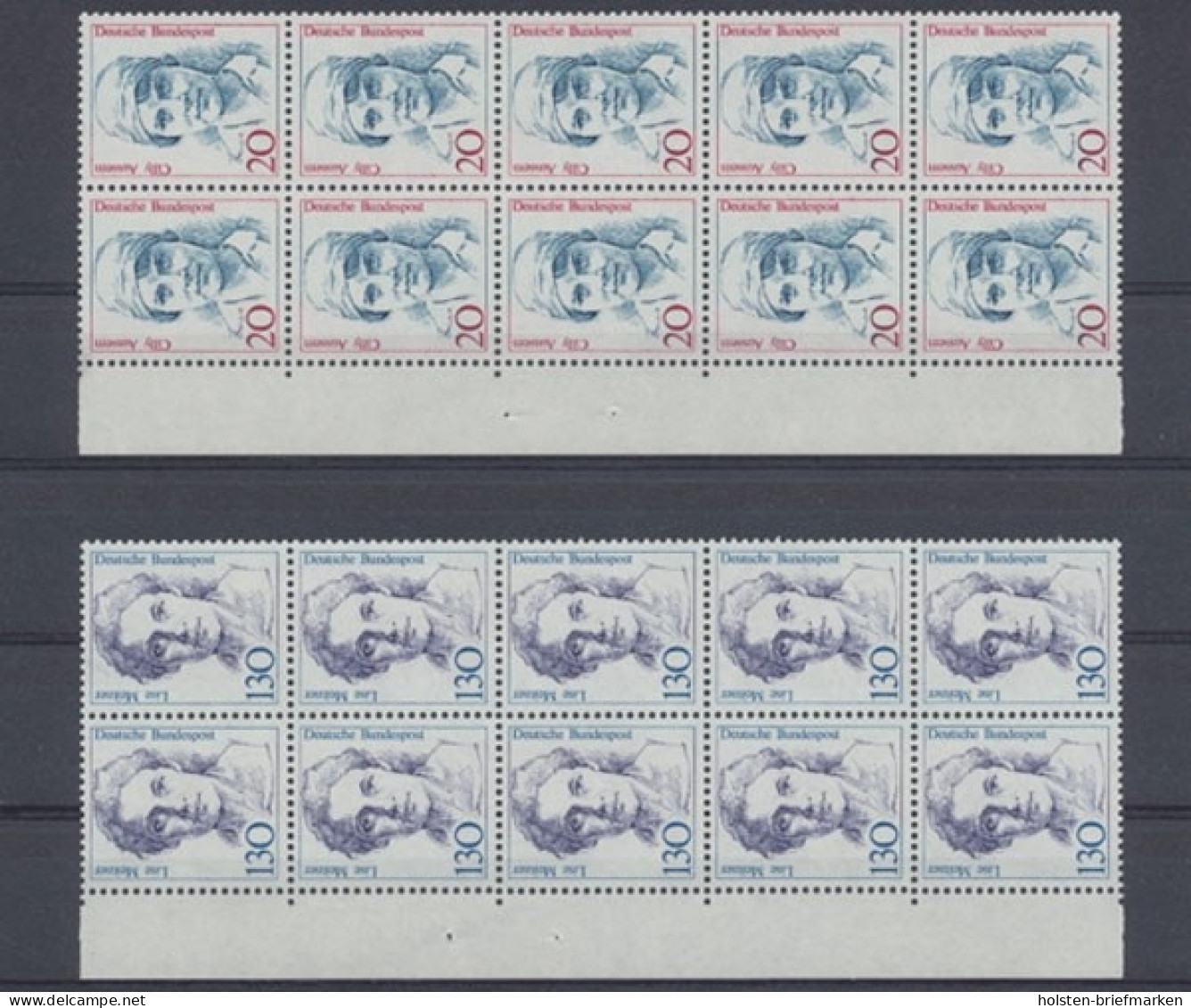 Deutschland (BRD), Michel Nr. 1365-1366 (10), Postfrisch / MNH - Unused Stamps