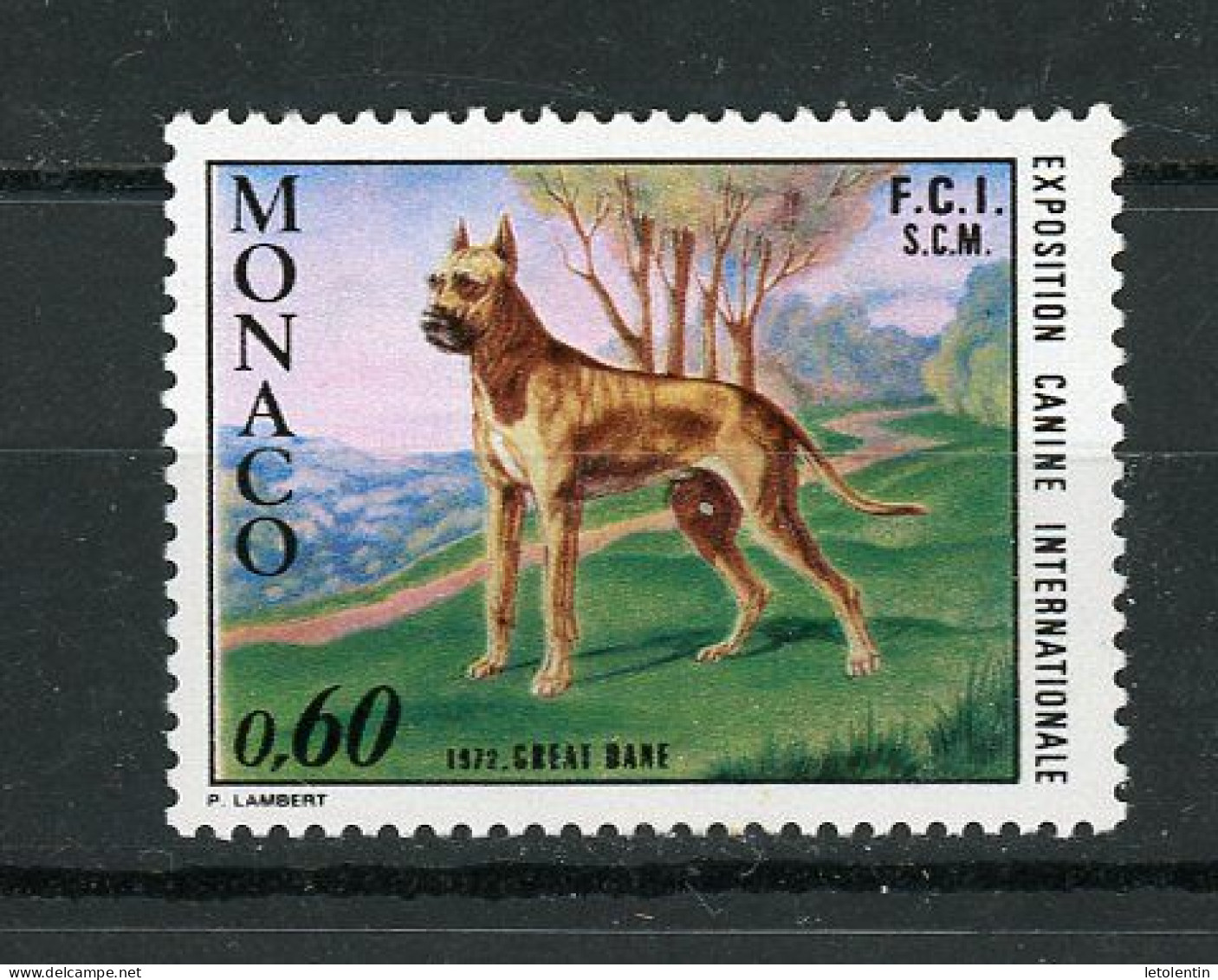 MONACO: EXPO CANINE - N° Yvert 880** - Unused Stamps