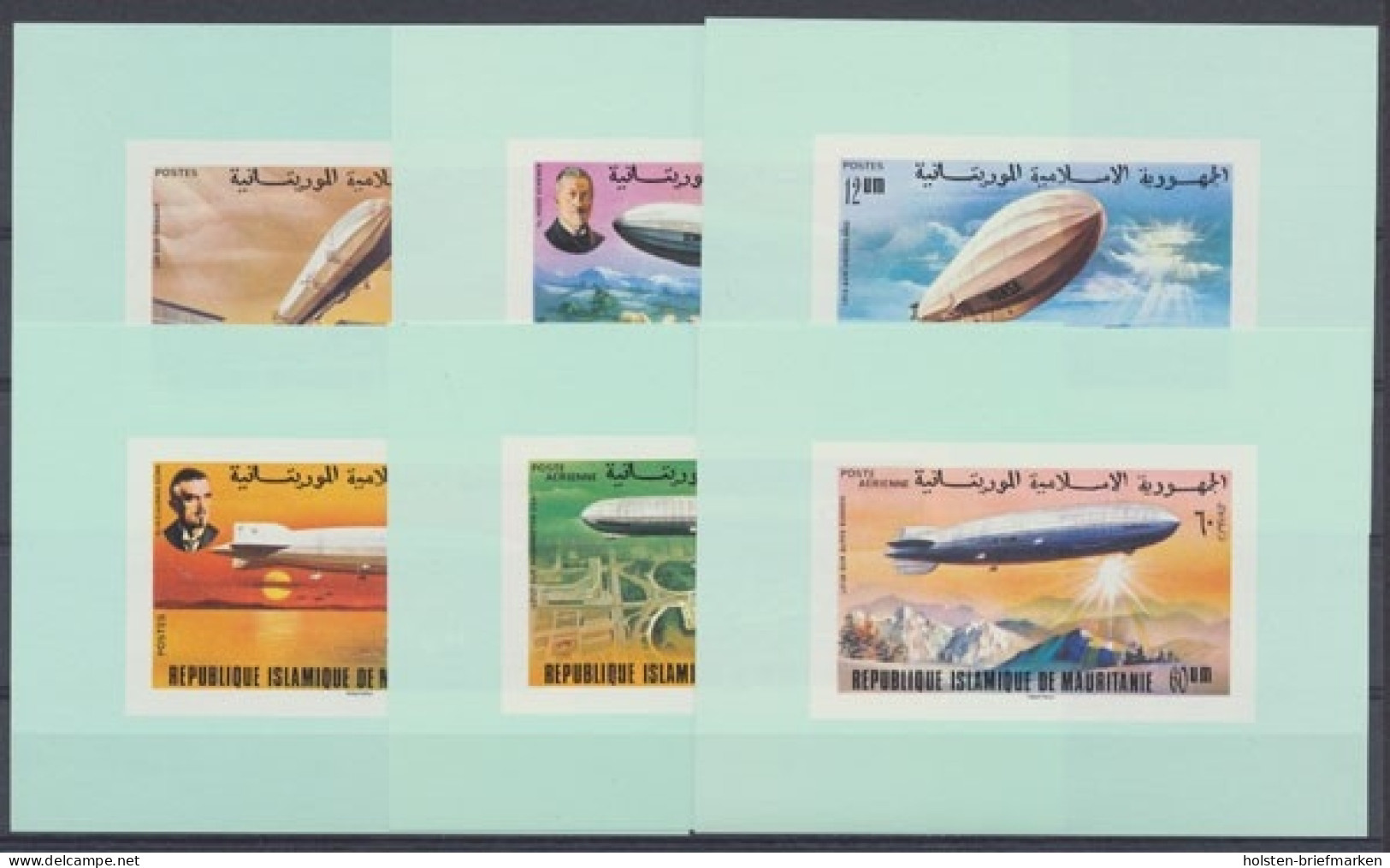 Mauretanien, Michel Nr. 539-544 B Blöcke, Postfrisch / MNH - Mauritania (1960-...)