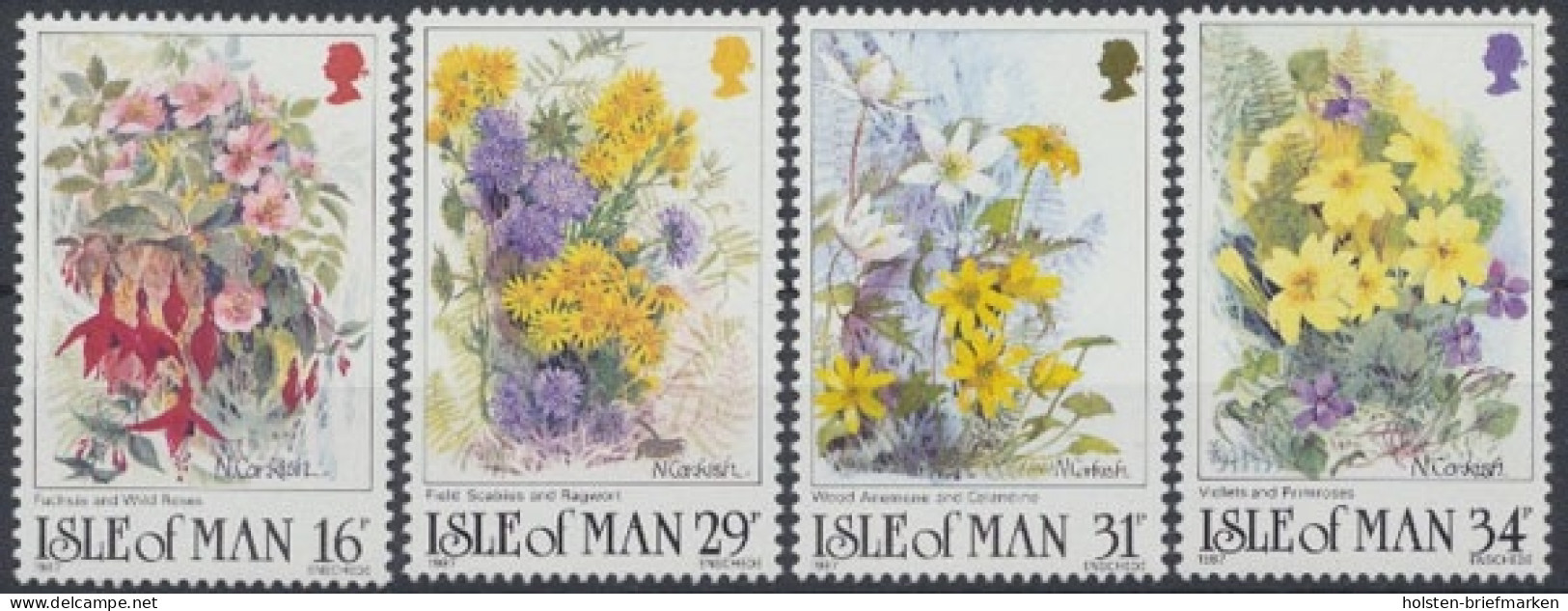 Insel Man, Michel Nr. 344-347, Postfrisch / MNH - Isla De Man