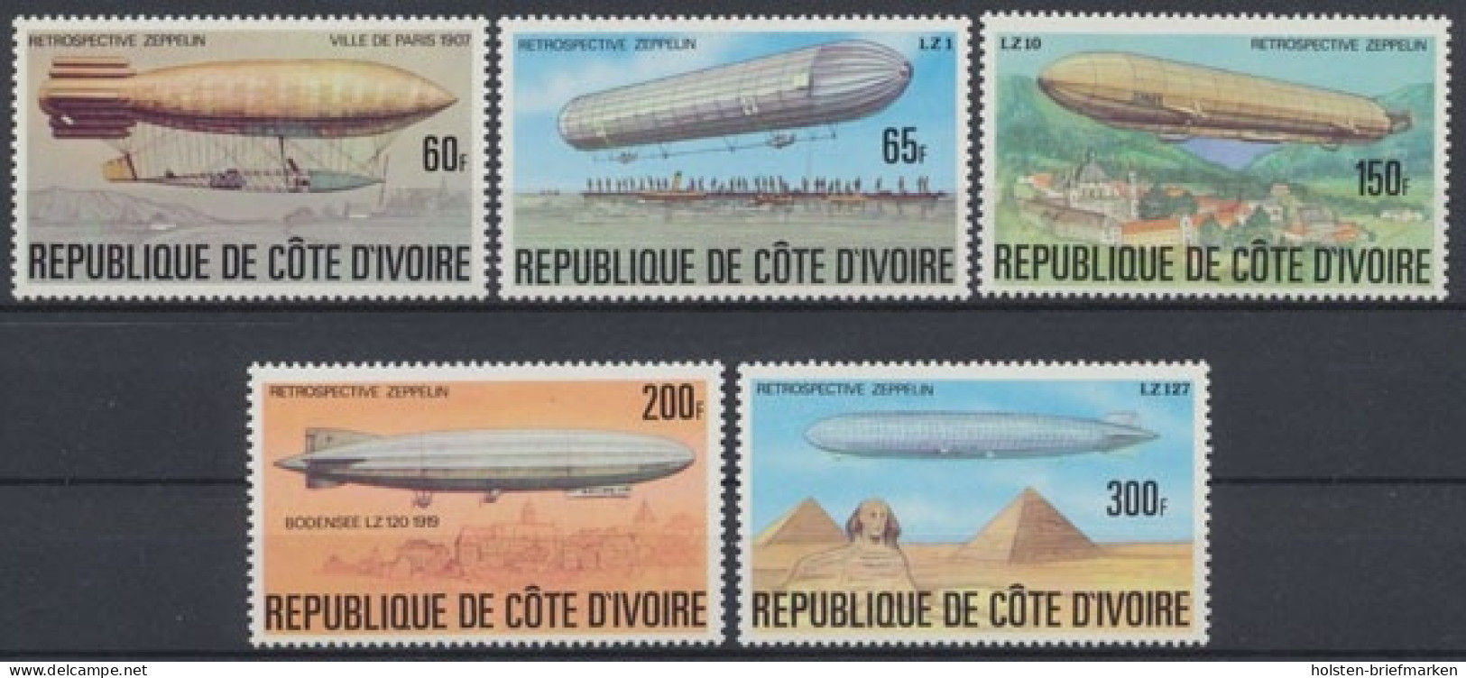 Elfenbeinküste, Michel Nr. 517-521, Postfrisch / MNH - Côte D'Ivoire (1960-...)