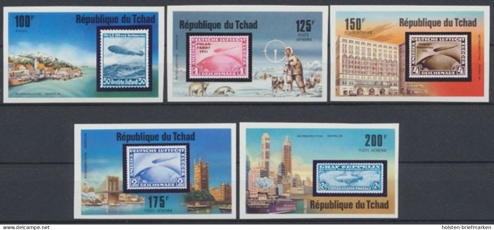 Tschad, Michel Nr. 775-780 B, Postfrisch / MNH - Tschad (1960-...)