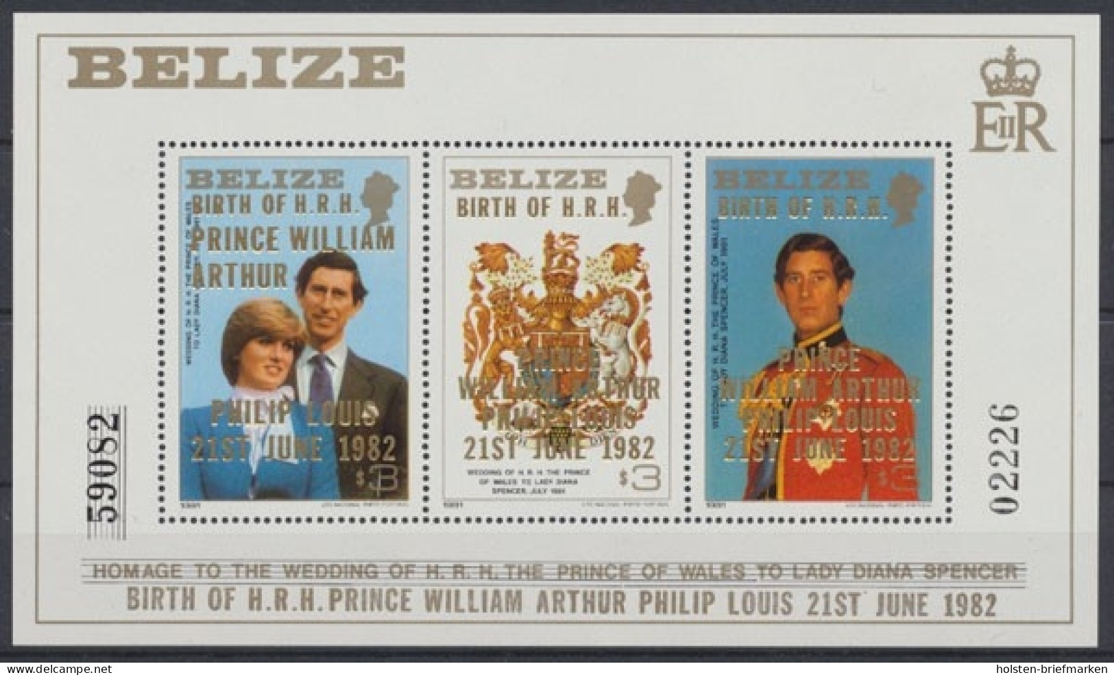 Belize, Michel Nr. Block 54 II, Postfrisch / MNH - Belize (1973-...)