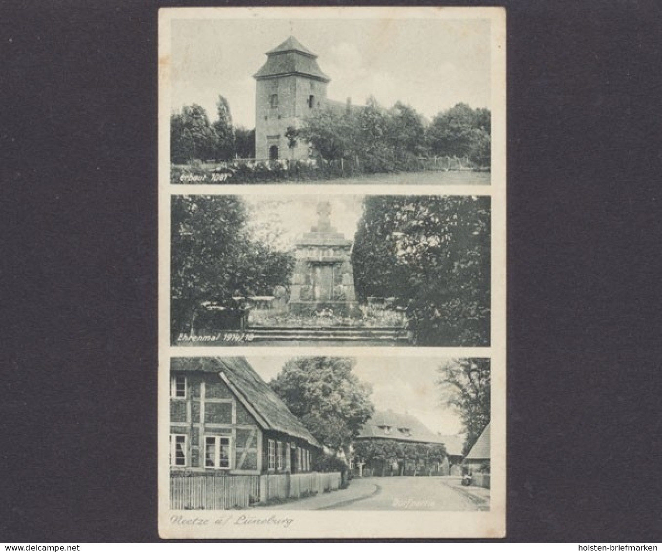 Neetze B. Lüneburg, Kirche Erbaut 1081, Ehrenmal 1914/15, Dorfpartie - Autres & Non Classés