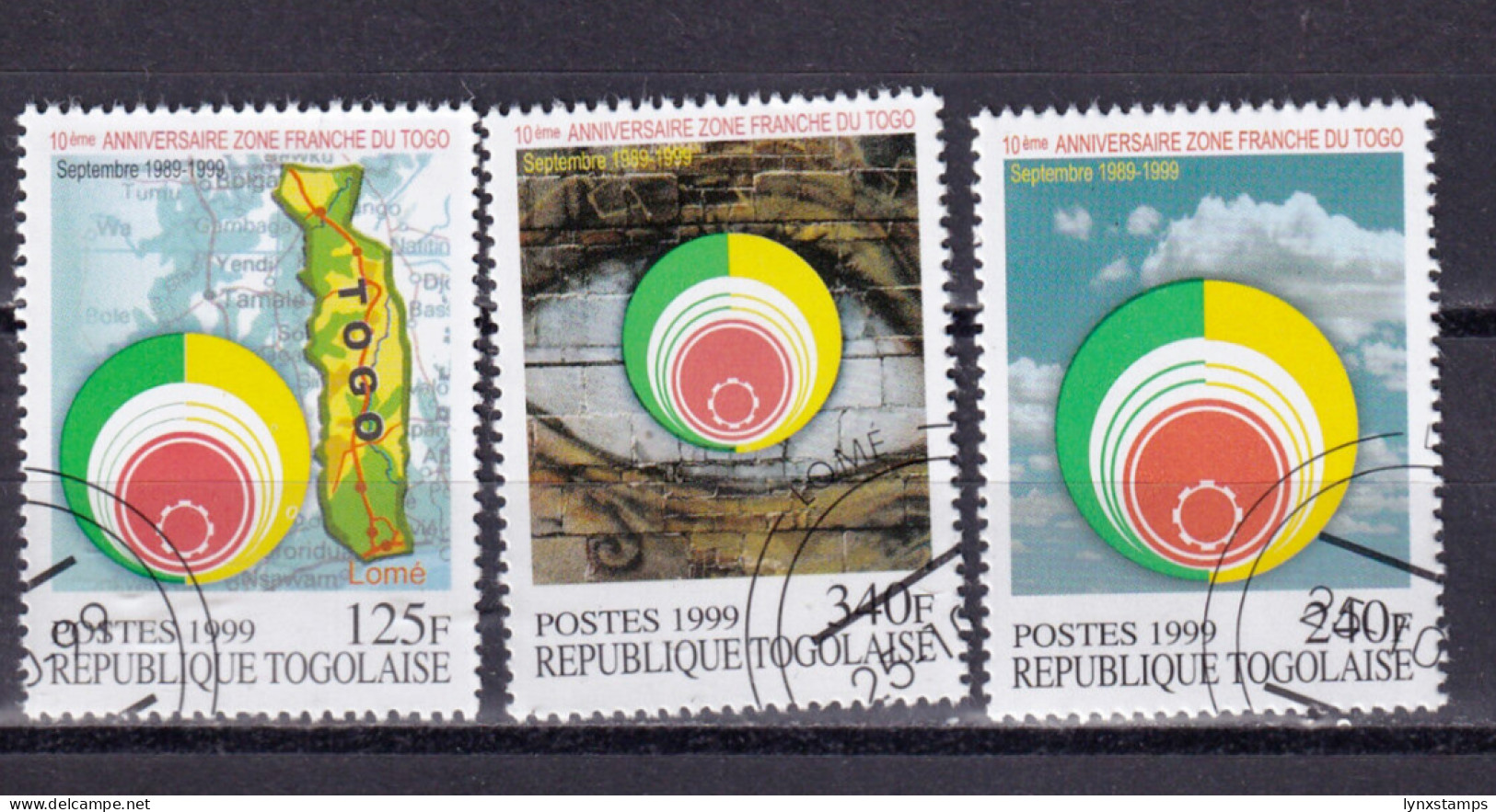 LI03 Togo 1999 The 10th Anniversary Of Free Trade Zone Used Stamps - Togo (1960-...)