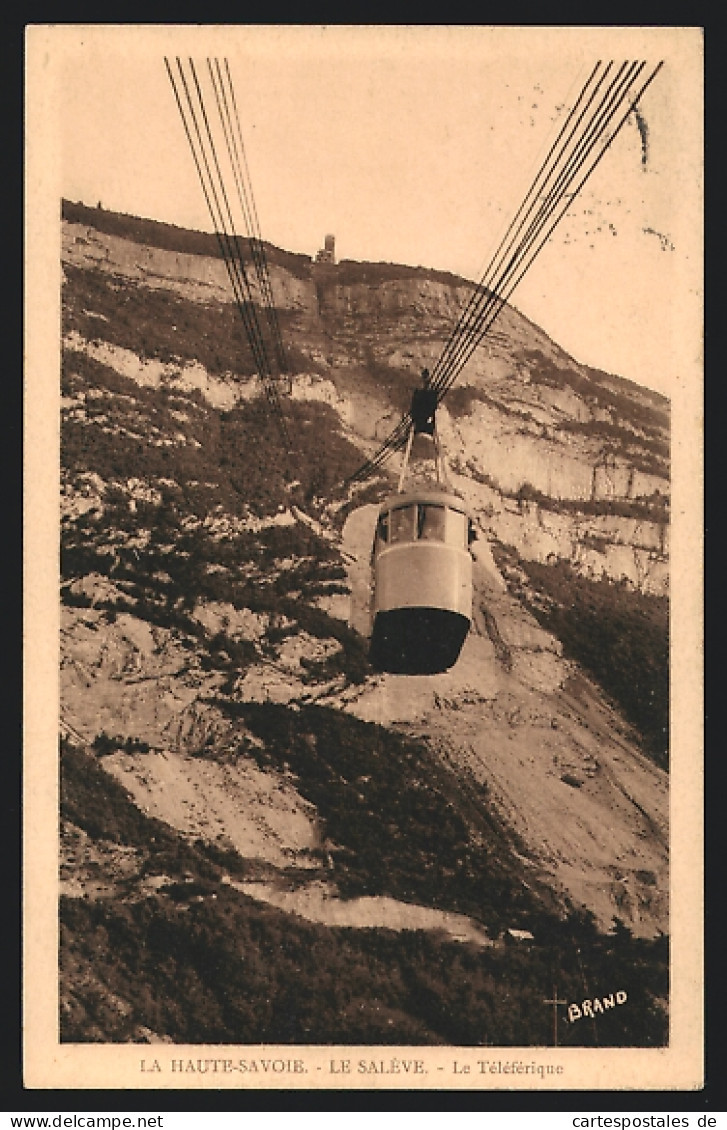 AK Le Salève, Le Téléférique  - Funicular Railway
