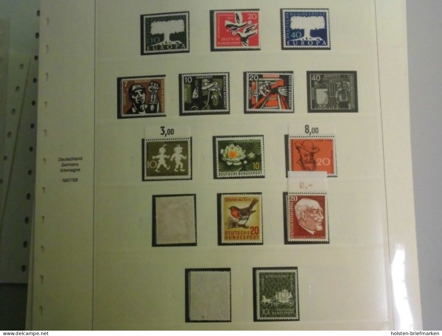 Deutschland (BRD) 1956-1997, postfrische Teilsammlung